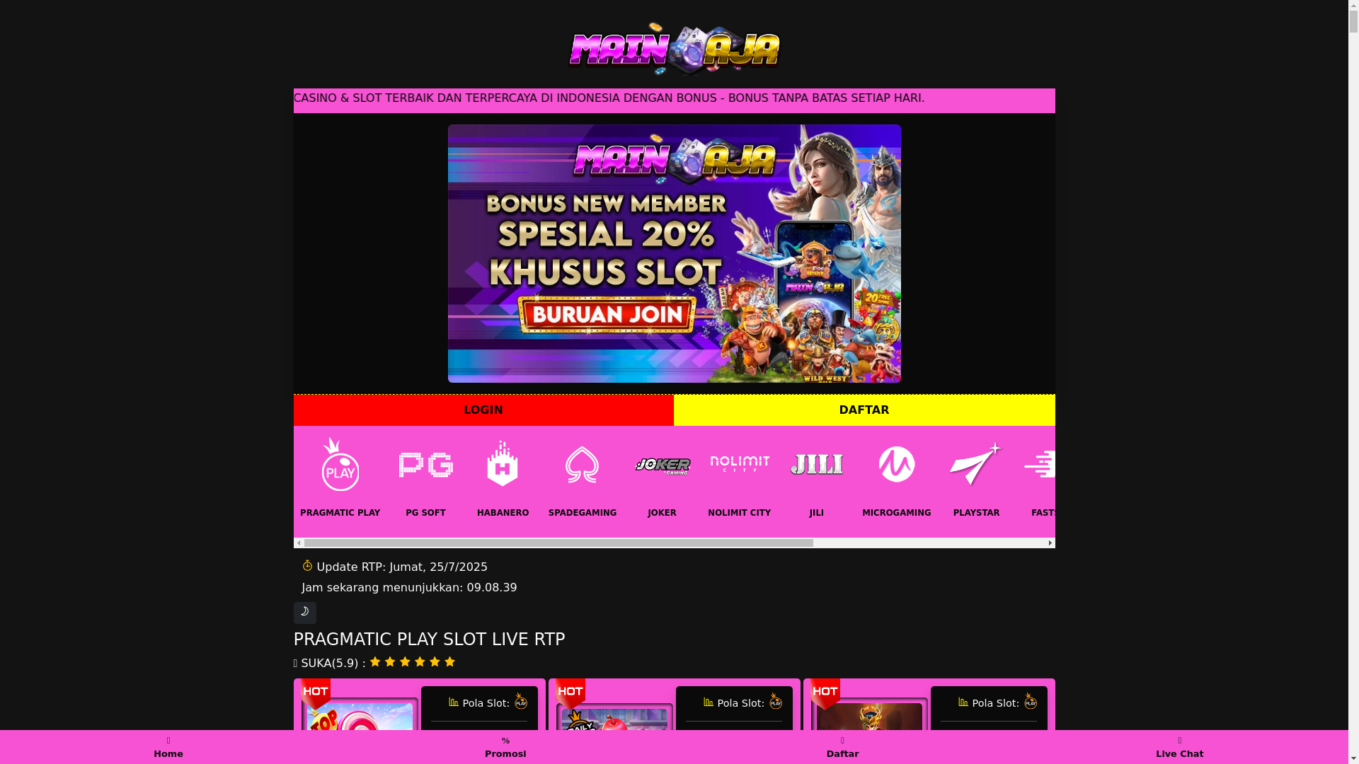 website screenshot of https://mainajapastimaxwin.pages.dev/