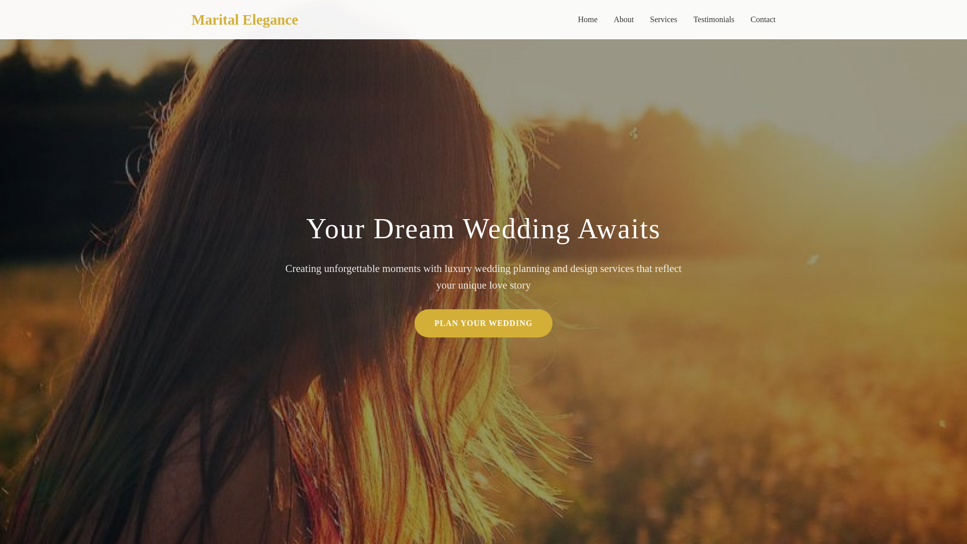 website screenshot of https://maritalelegance.cyou/