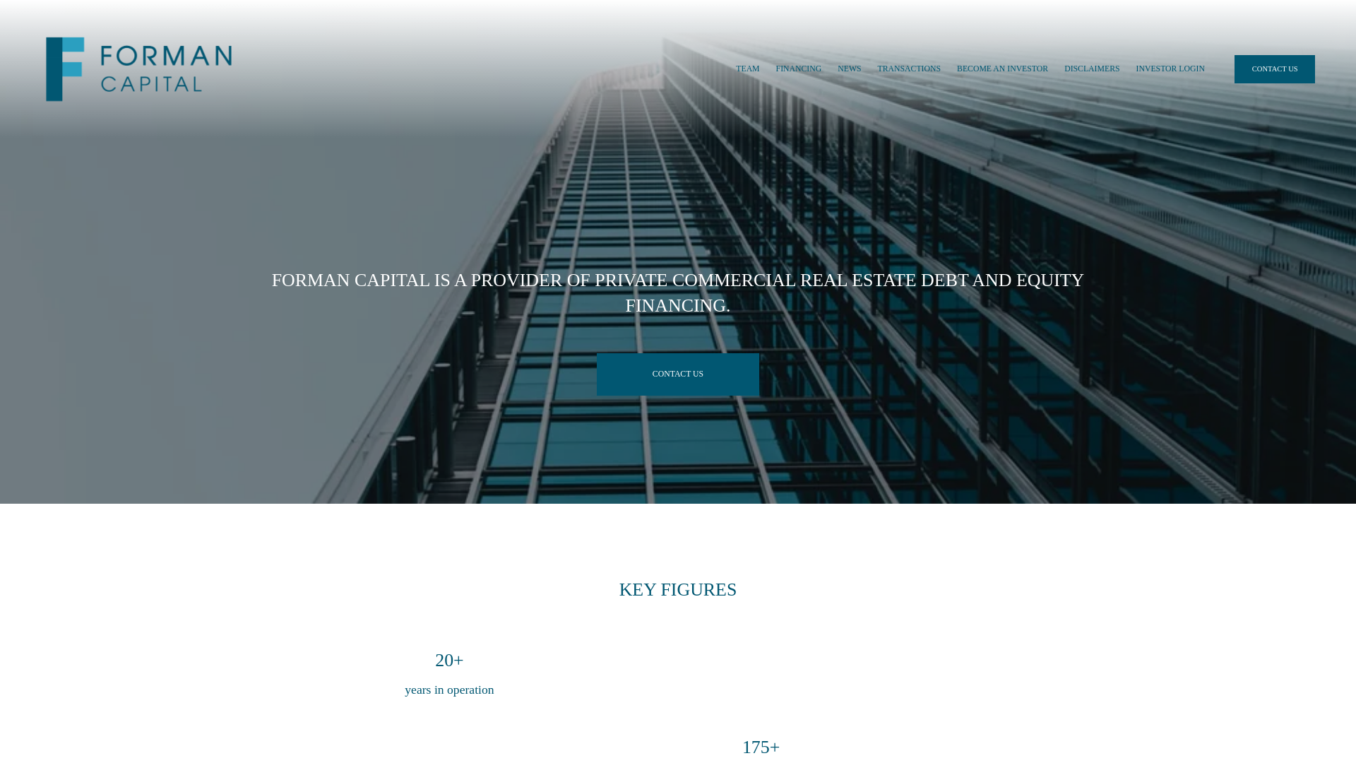 website screenshot of http://www.formancap.com/