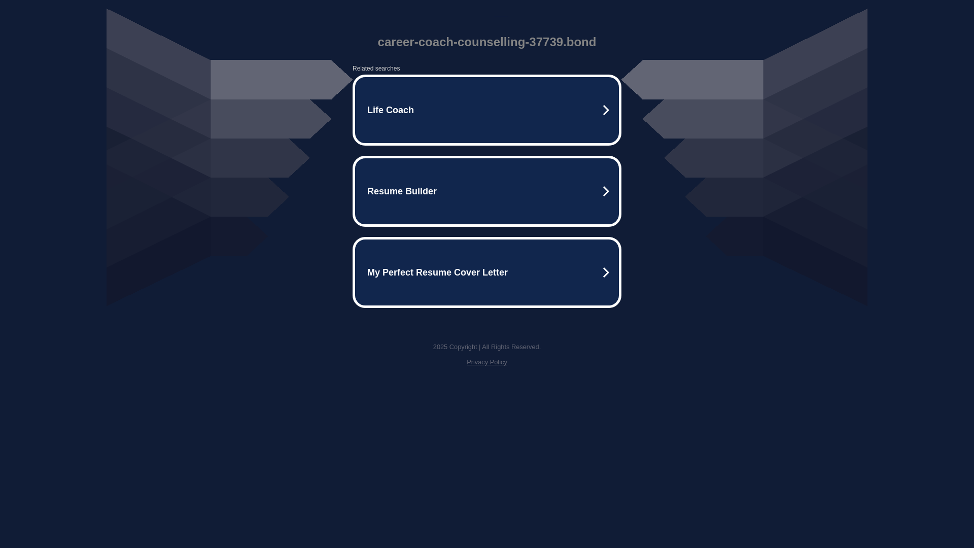 website screenshot of https://career-coach-counselling-37739.bond/