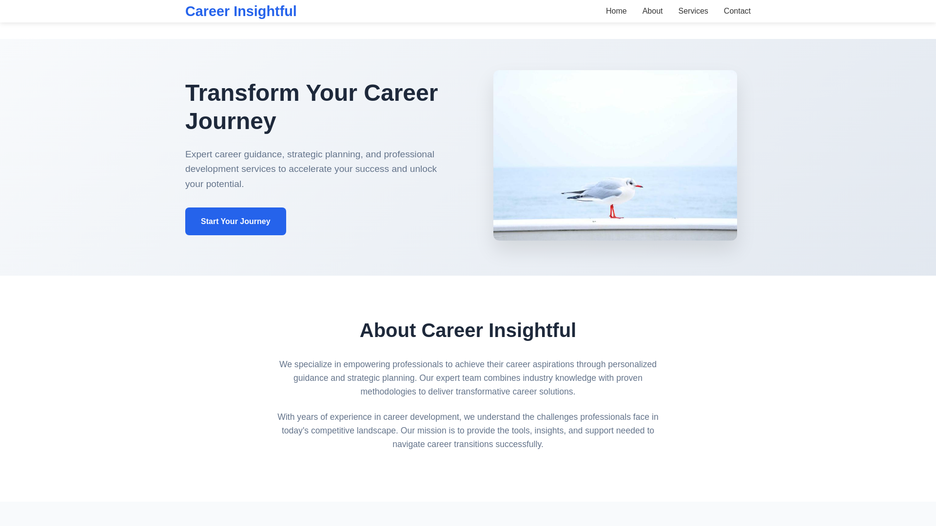 website screenshot of https://careerinsightful.click/