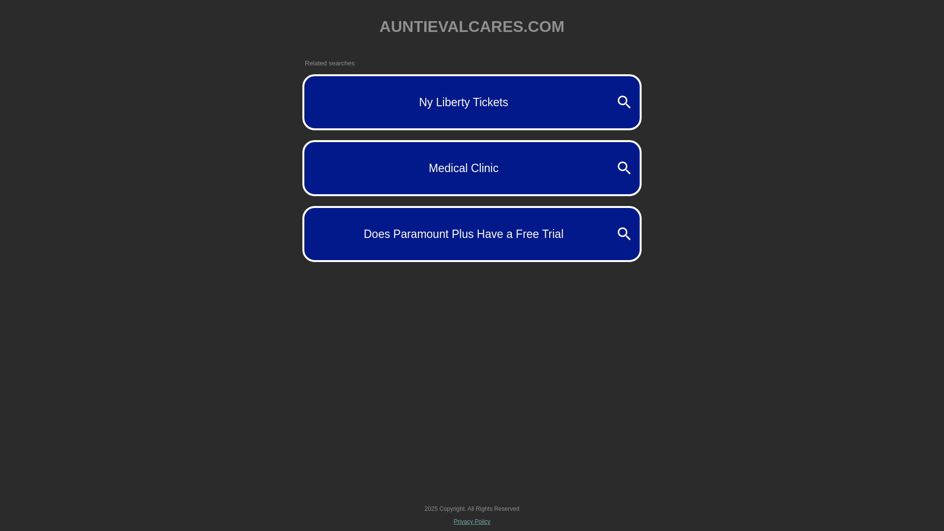 website screenshot of https://auntievalcares.com/