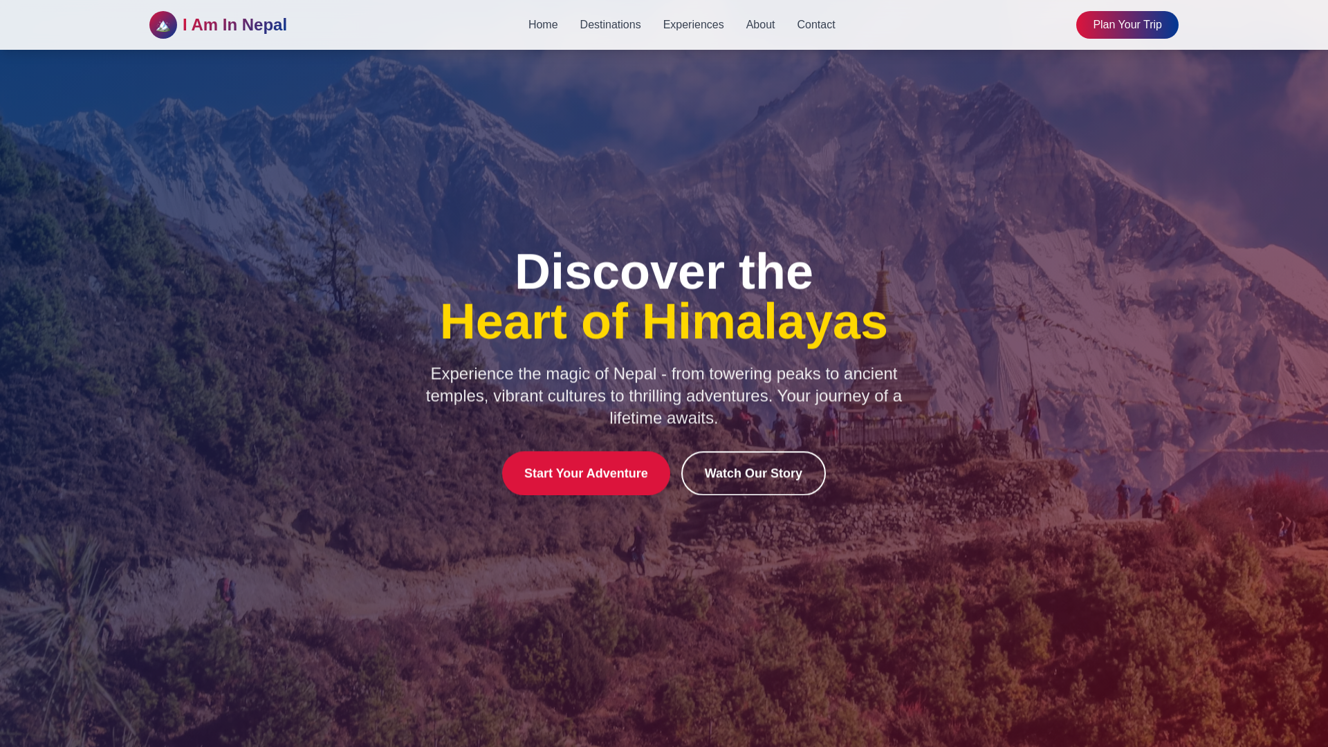 website screenshot of https://iaminnepal.pages.dev/