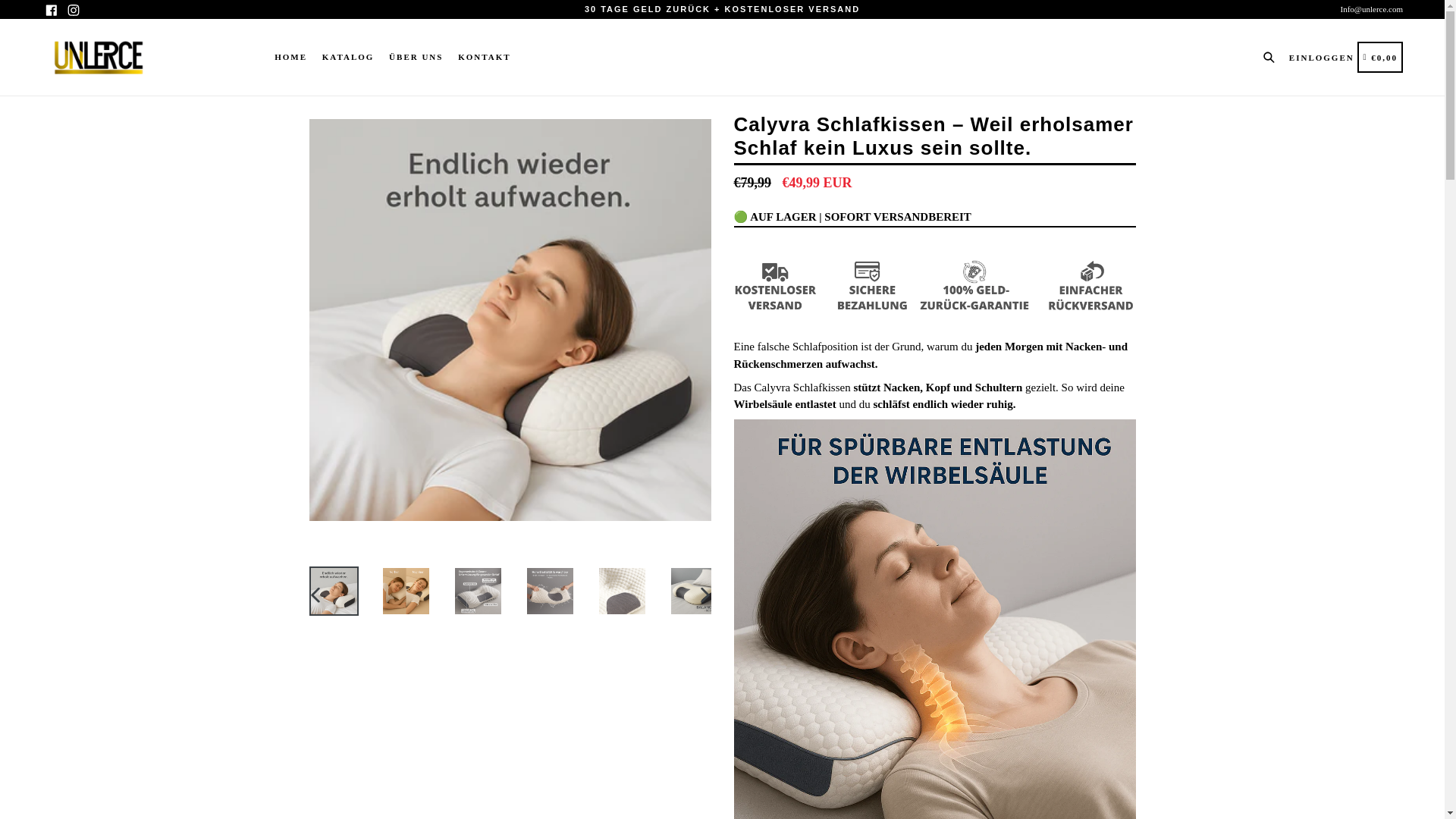 website screenshot of https://shop-unlerce.de/