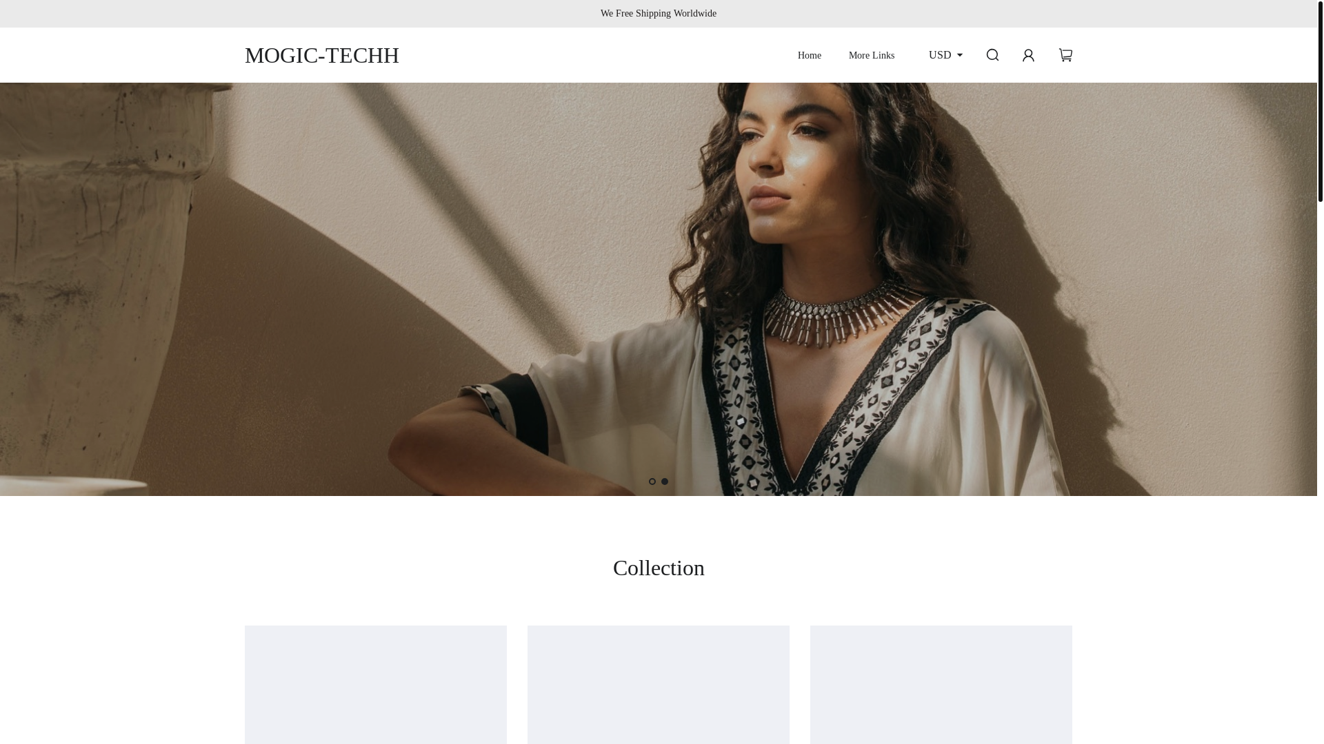 website screenshot of https://mogictech.top/