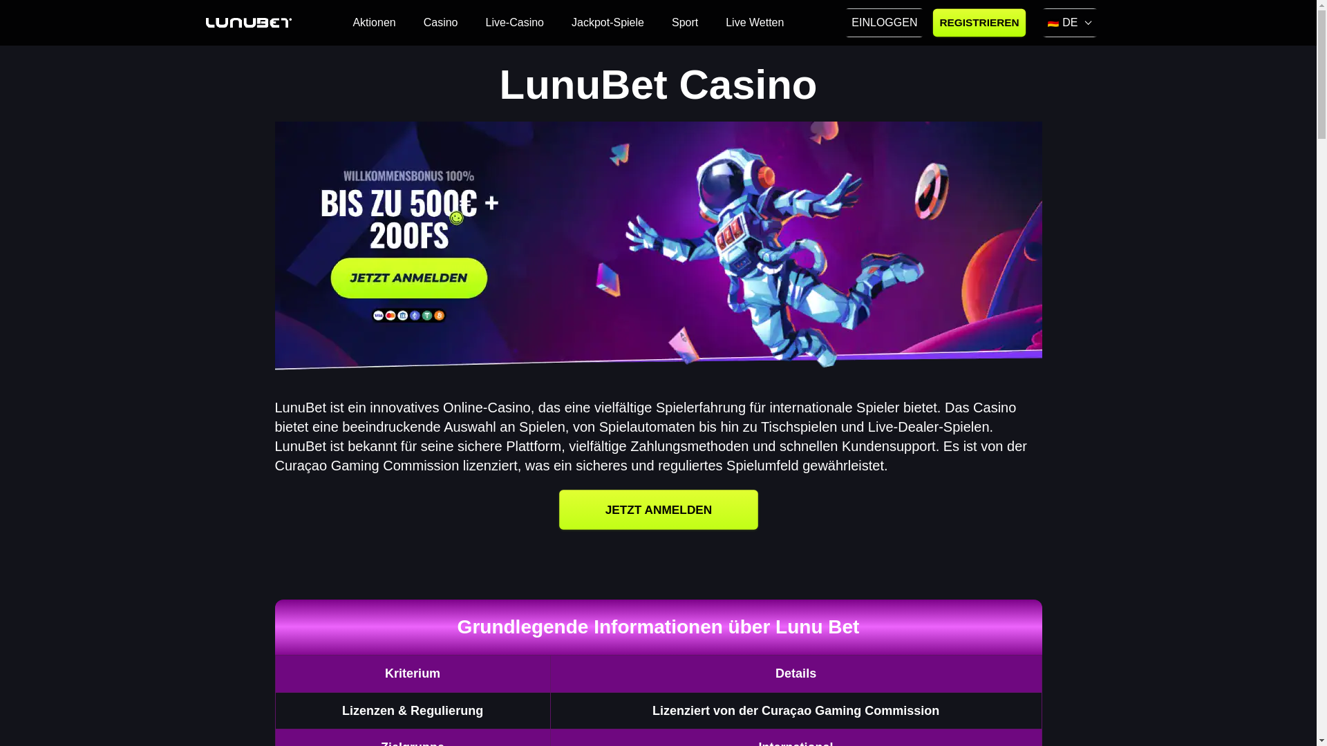 website screenshot of https://lunubets-de-4073.pages.dev/