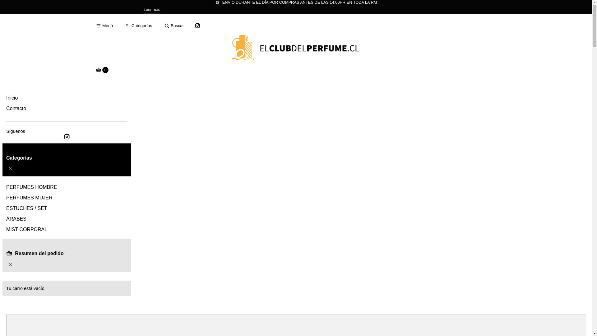 website screenshot of https://elclubdelperfume.cl/