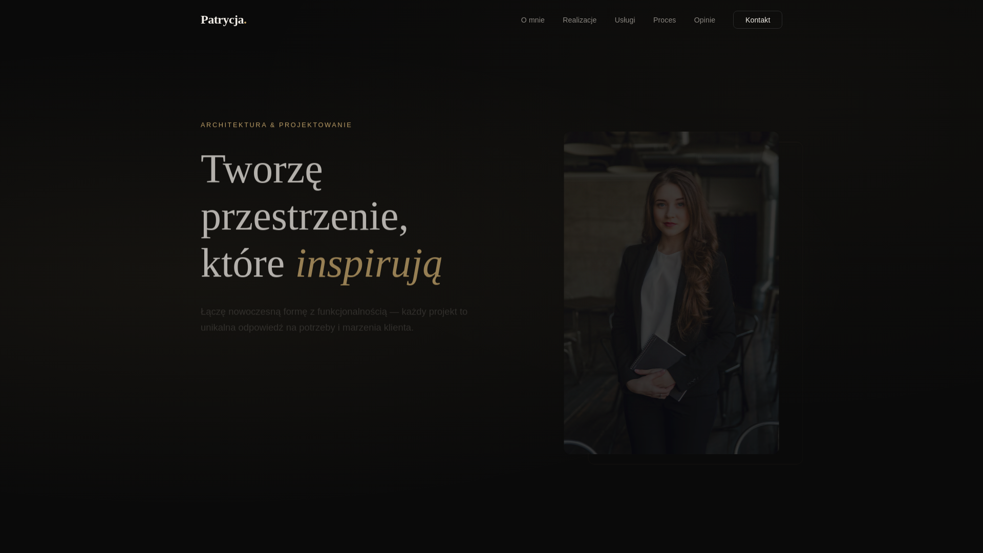 website screenshot of https://patrycja-website.pages.dev/