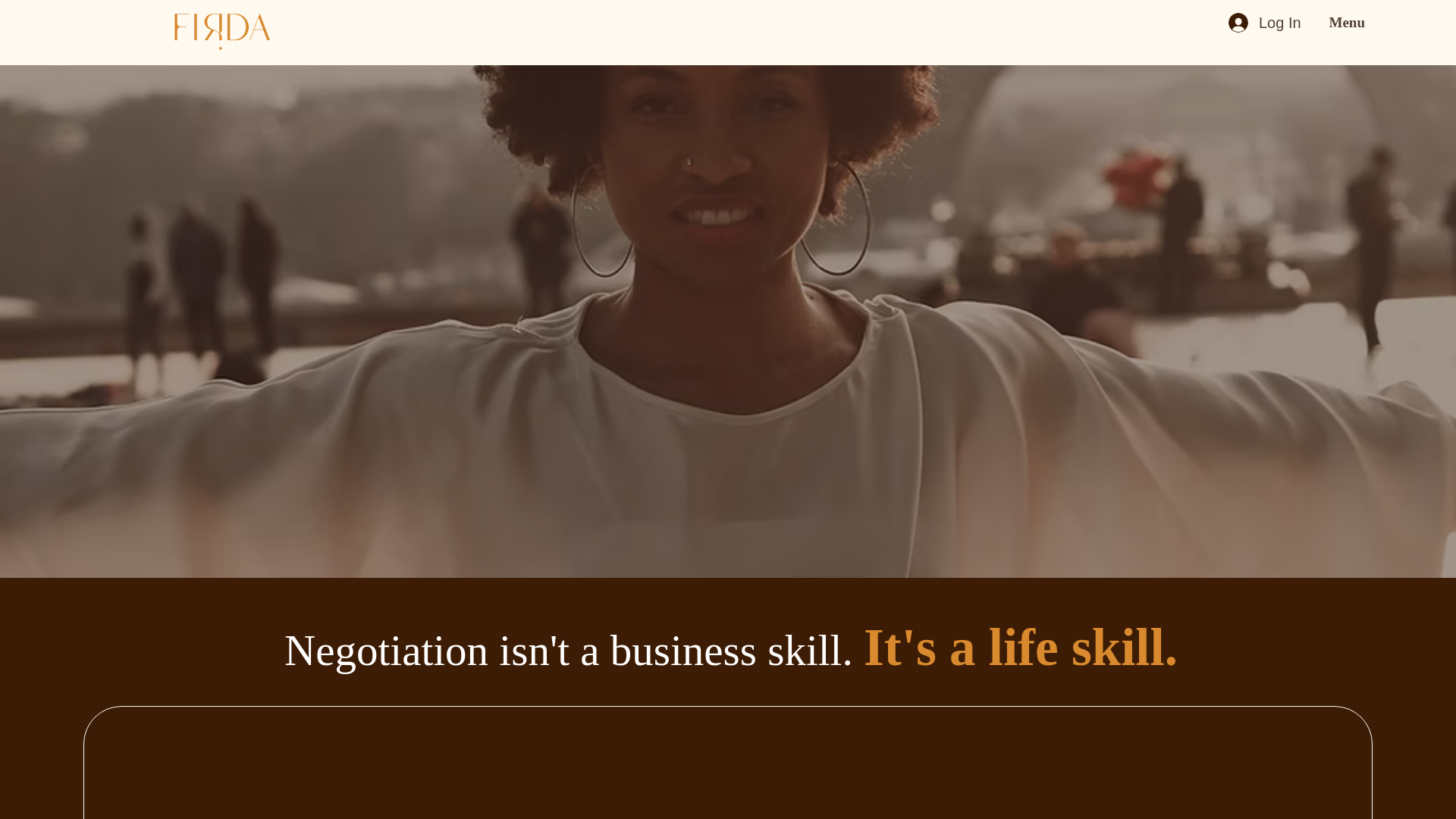 website screenshot of https://firdaglobal.com/