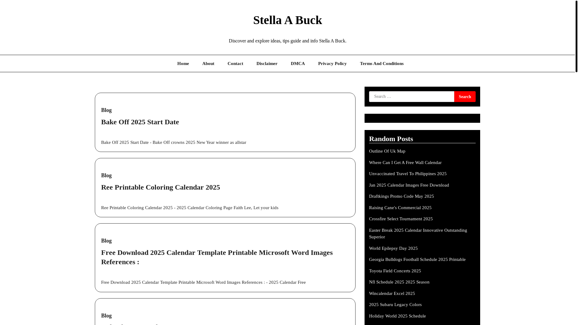 website screenshot of https://stellaabuck.pages.dev/
