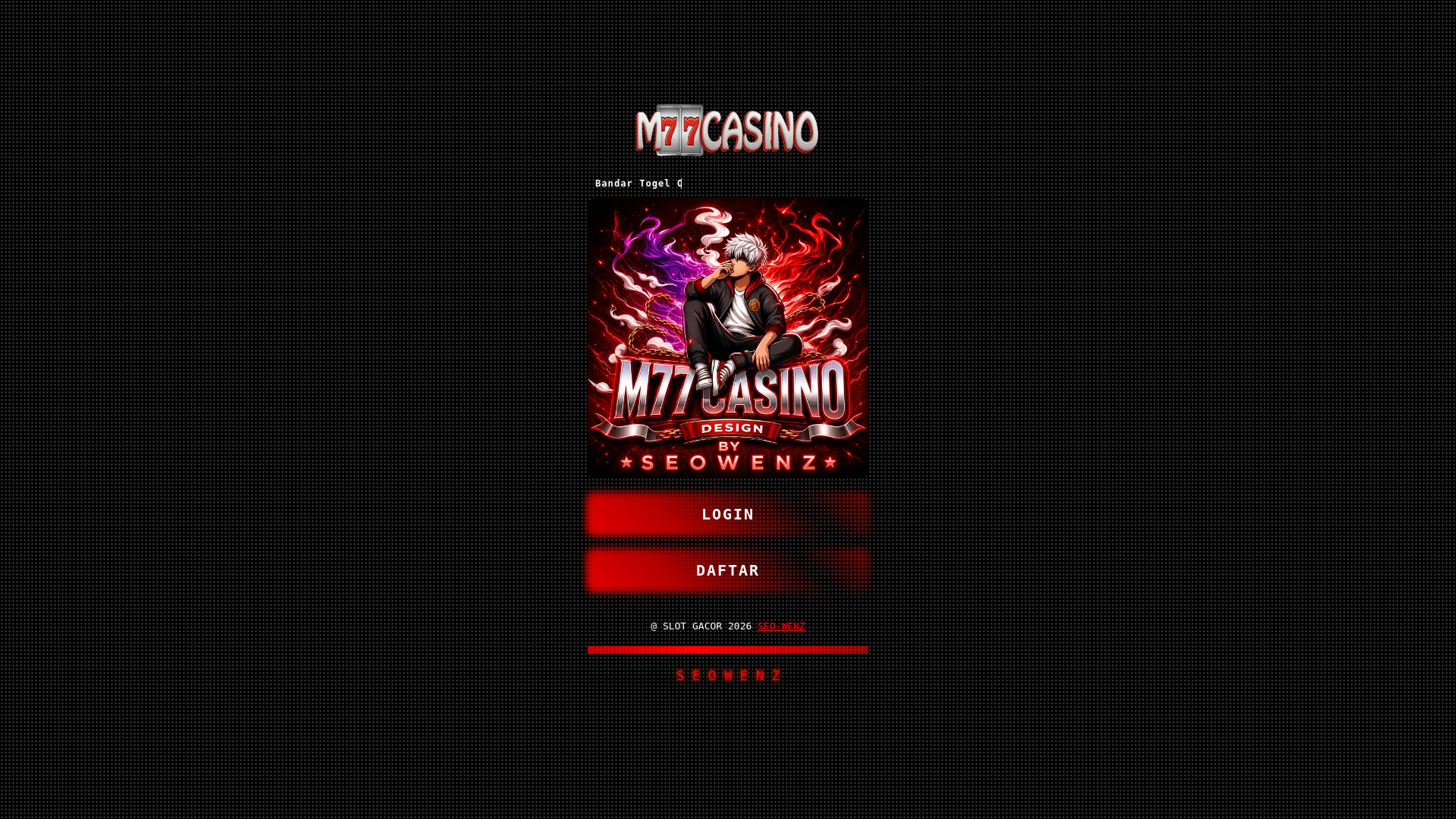 website screenshot of https://m77casino-situs-slot-online-terpercaya-1.pages.dev/