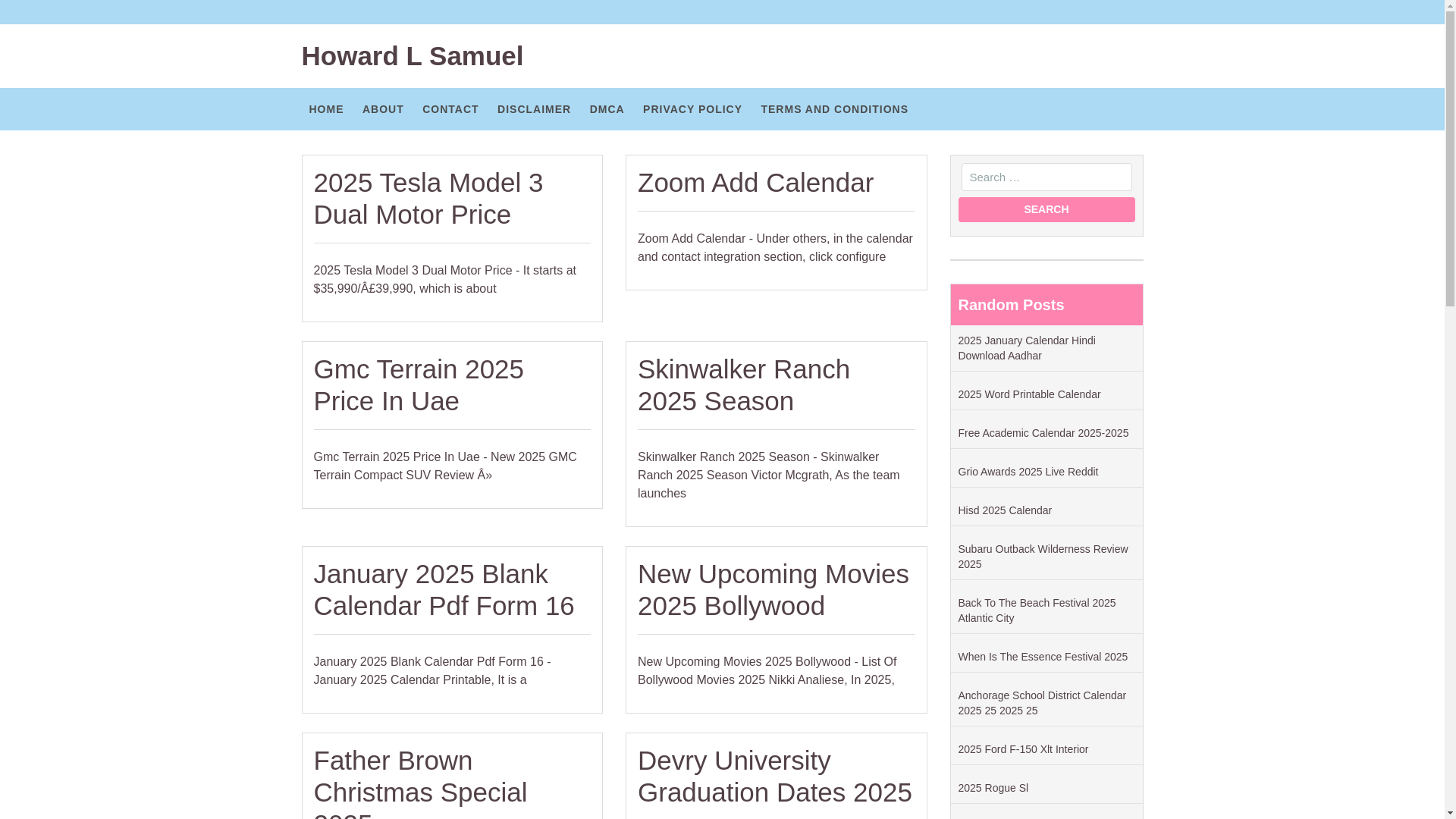 website screenshot of https://howardlsamuelc.pages.dev/