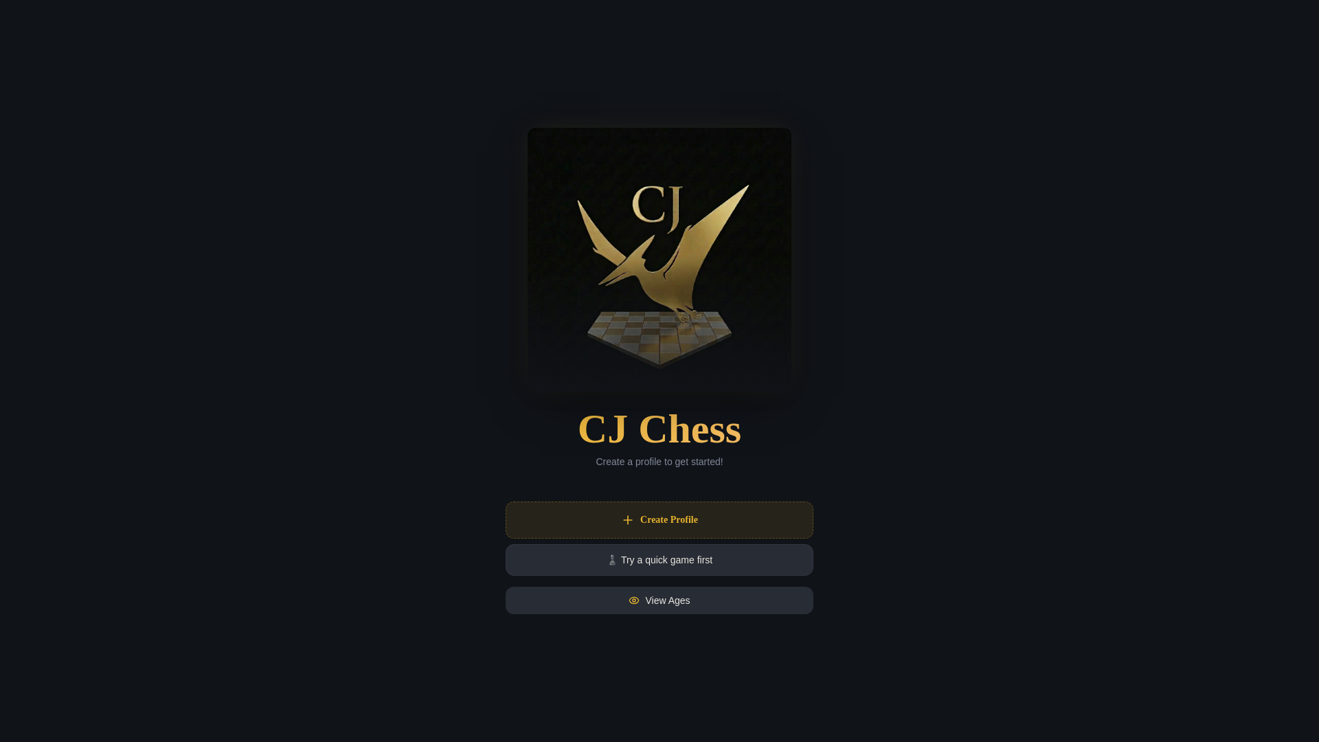 website screenshot of https://cjchess.com/