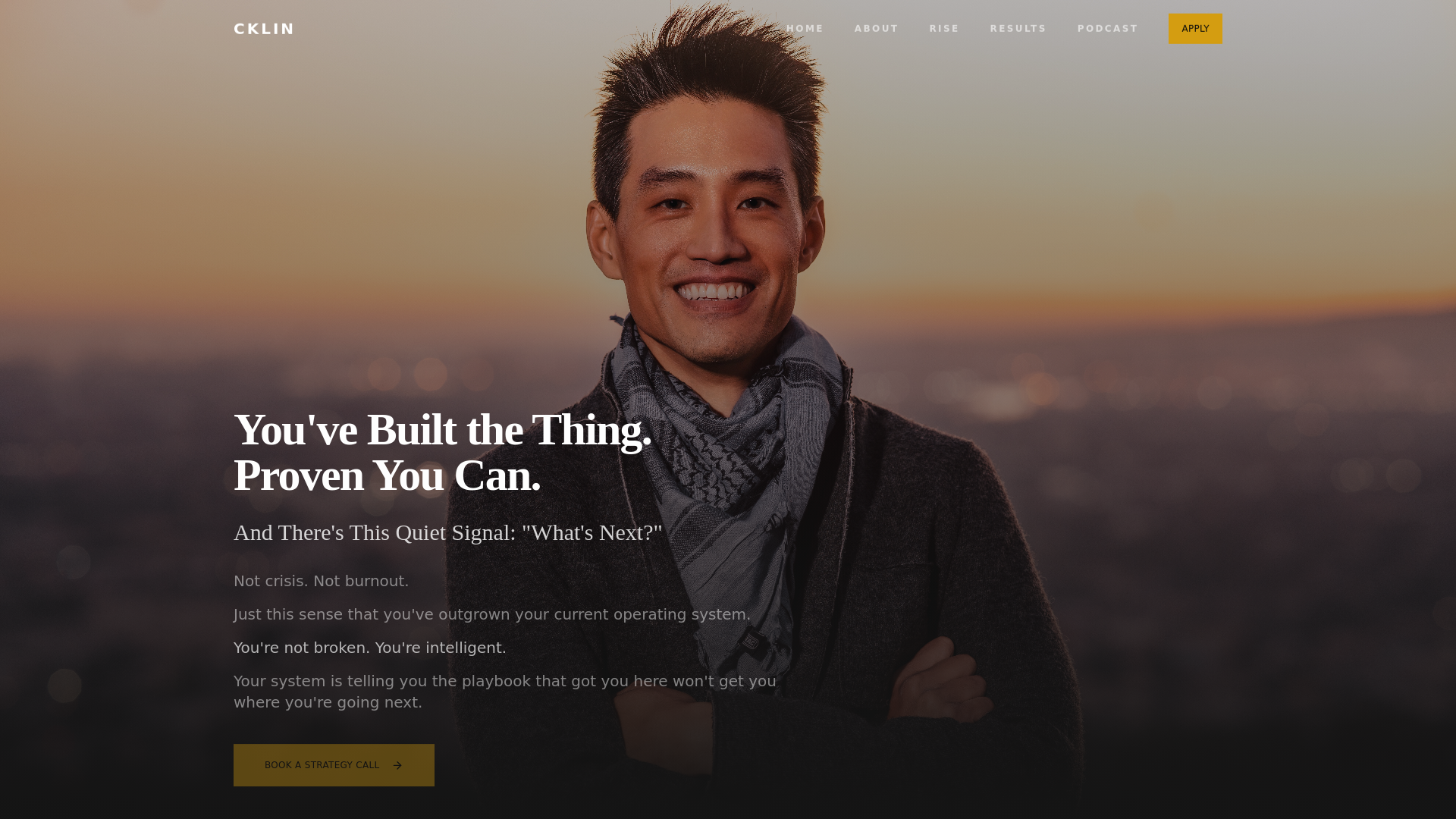 website screenshot of https://cklin.pages.dev/