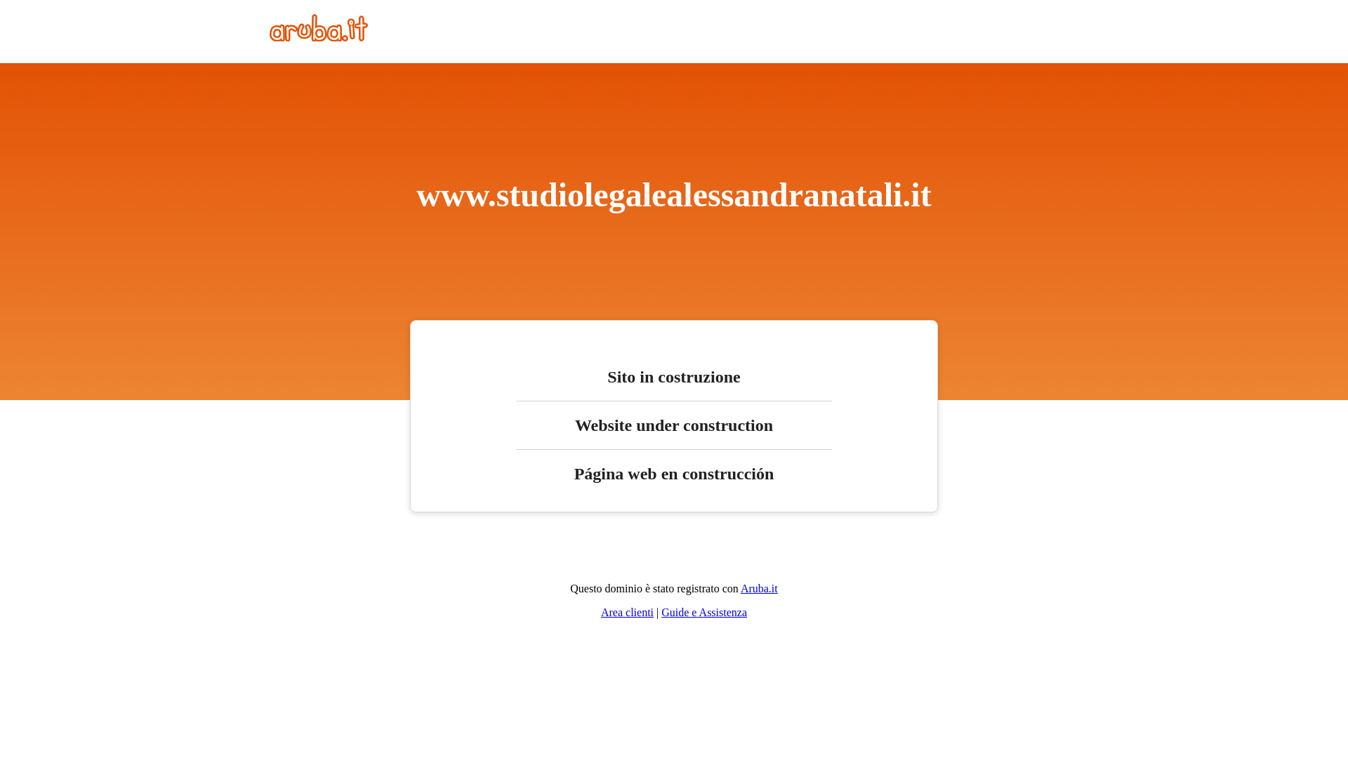 website screenshot of https://studiolegalealessandranatali.it/