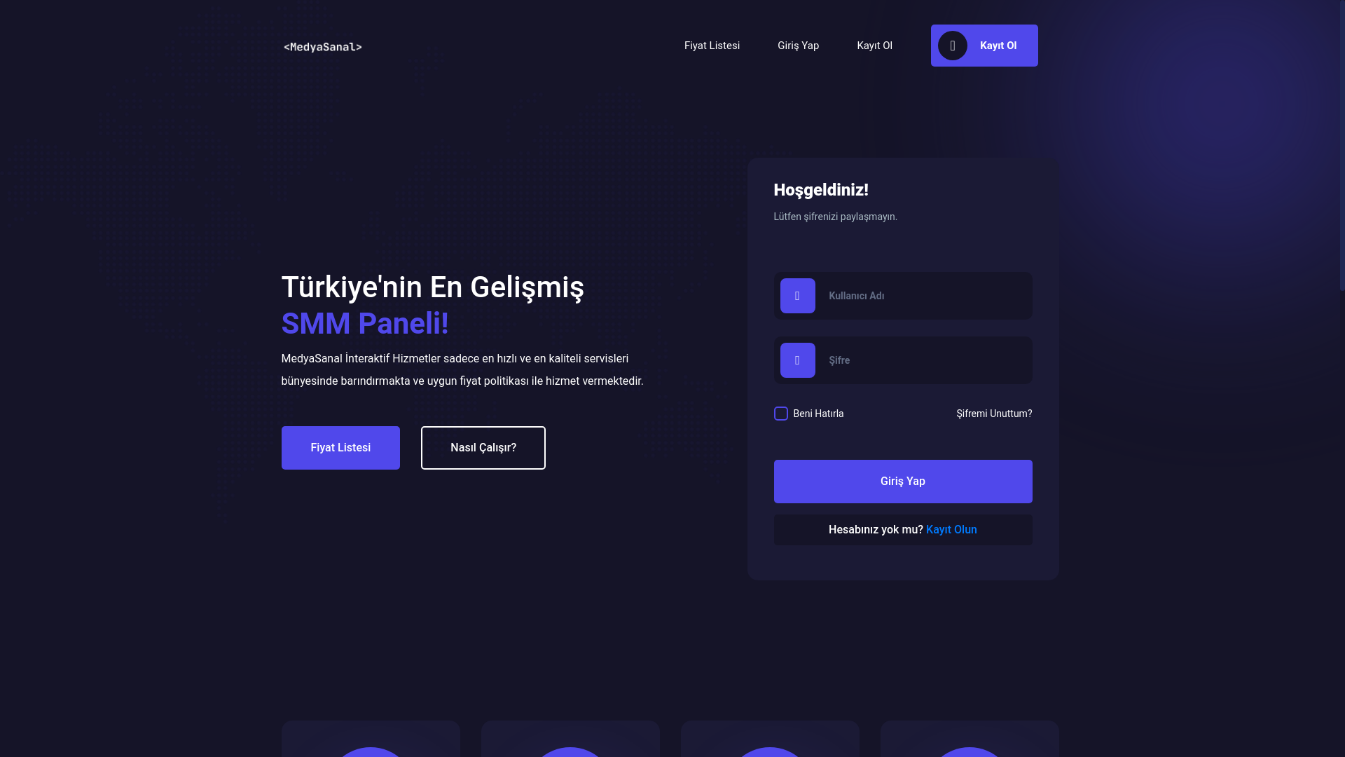 website screenshot of https://kayserielektirik.com/