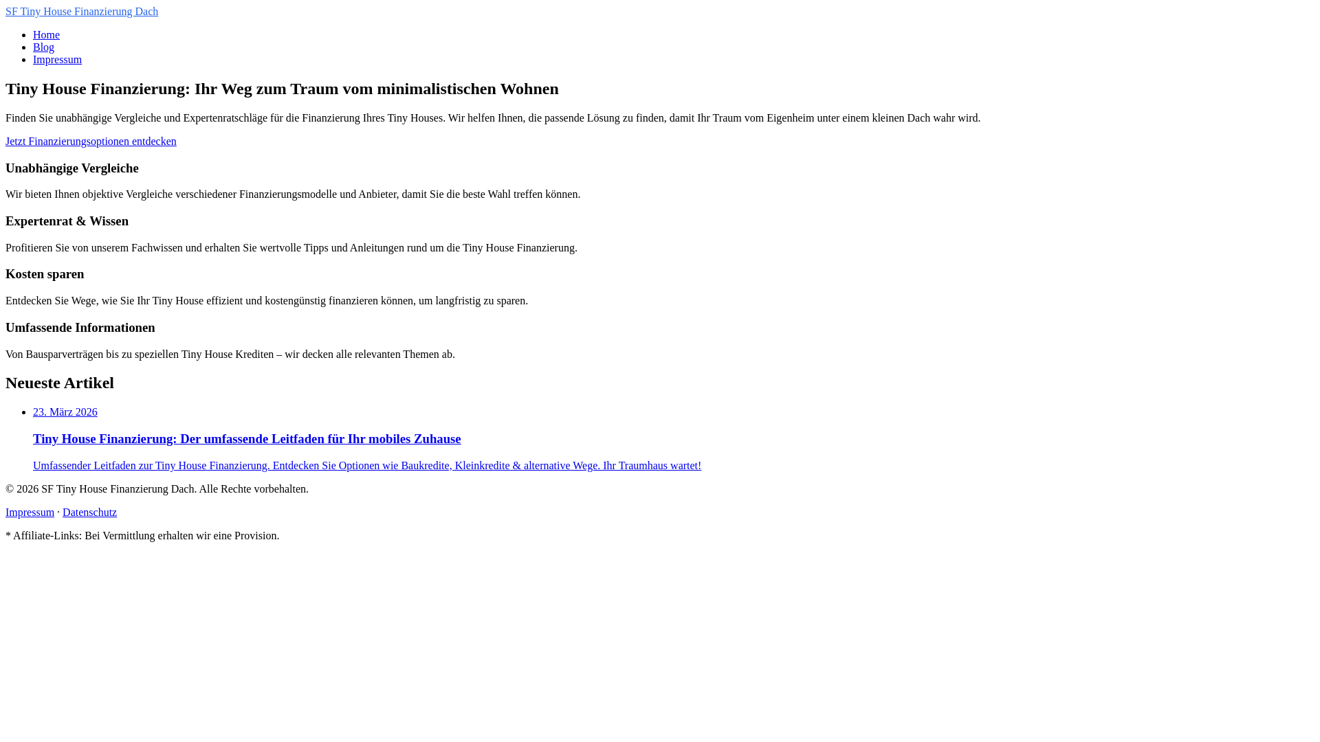 website screenshot of https://tiny-house-finanzierung-dach.pages.dev/