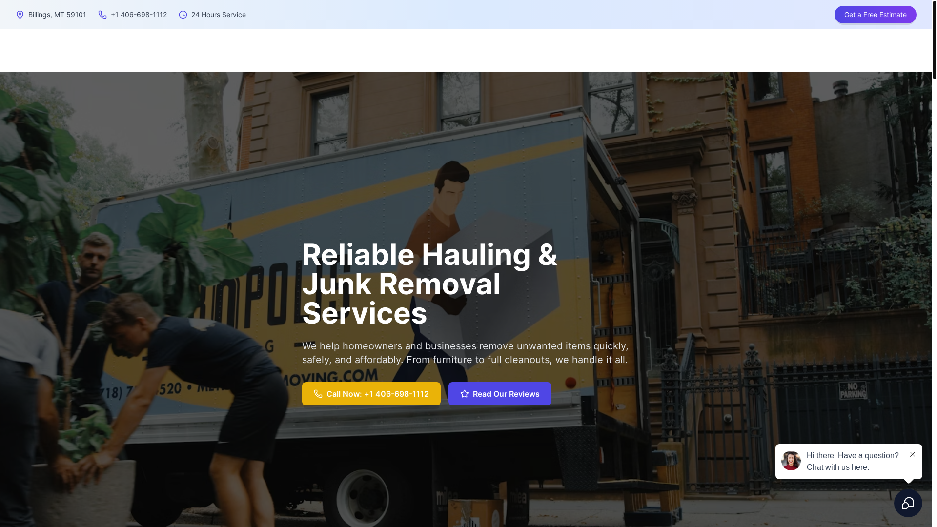 website screenshot of https://lpserviceshaulinginstalling.com/