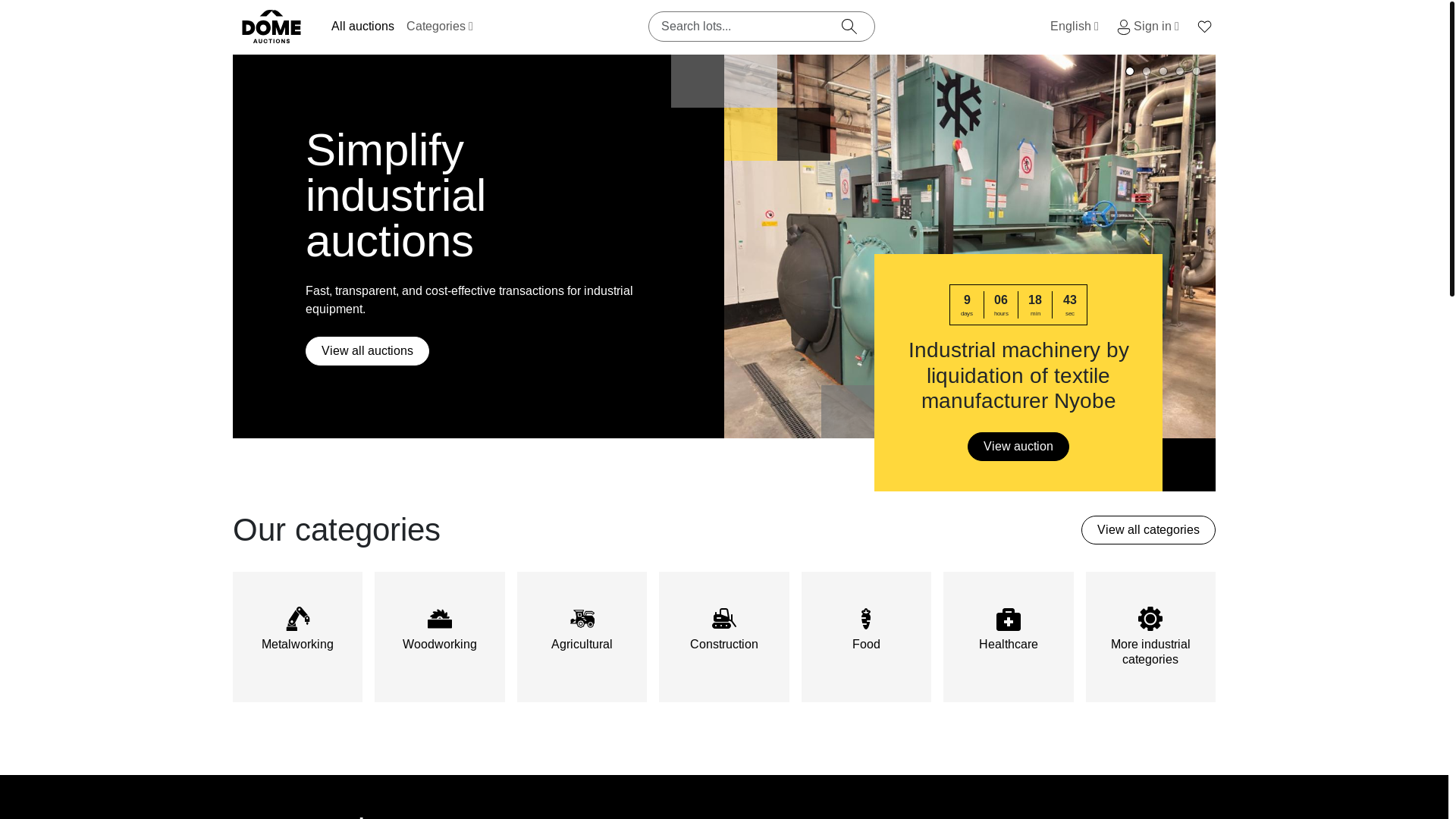 website screenshot of https://at-domeauctions24.com/