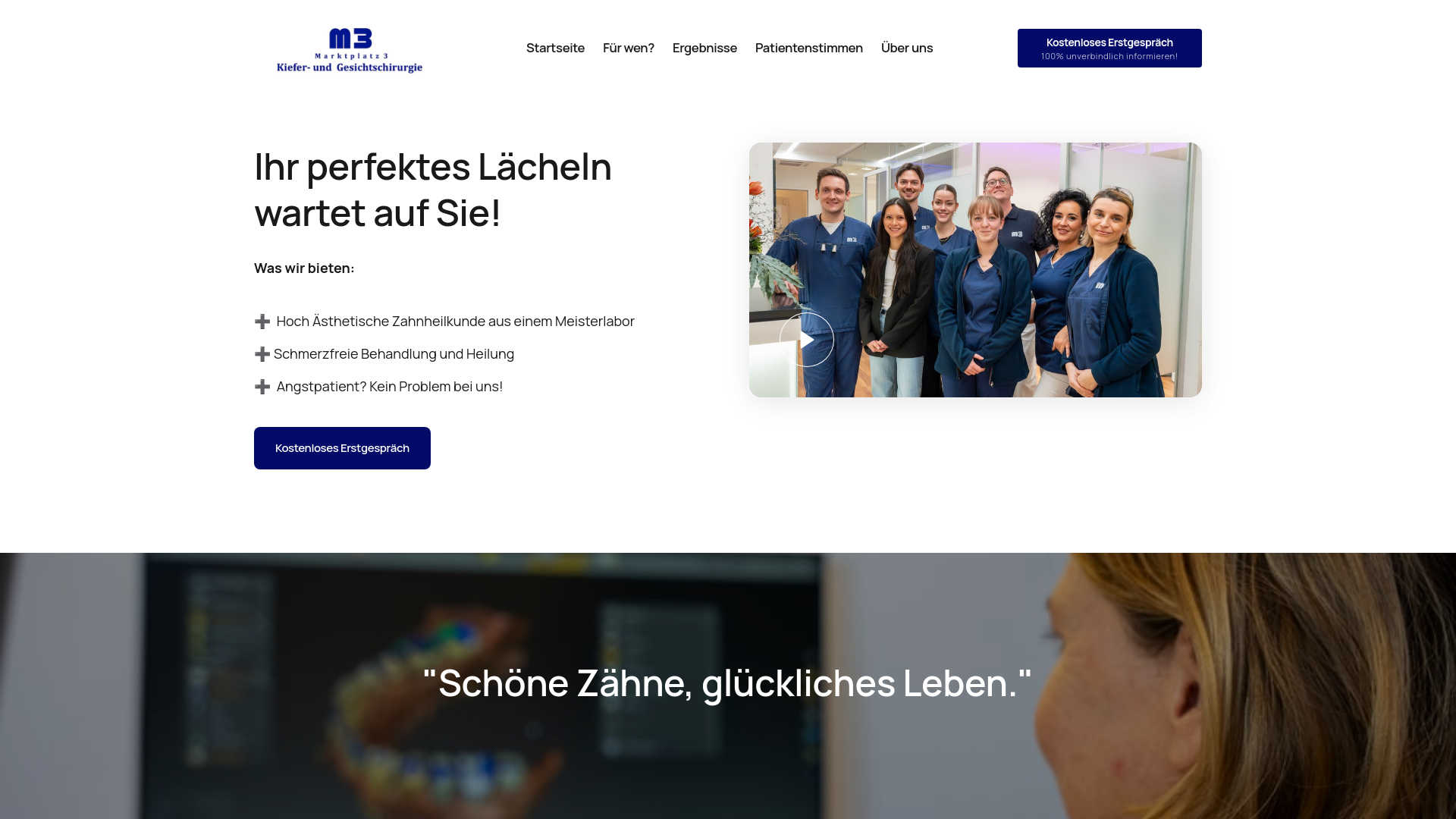 website screenshot of https://patient-kieferchirurgie-wiesbaden.de/