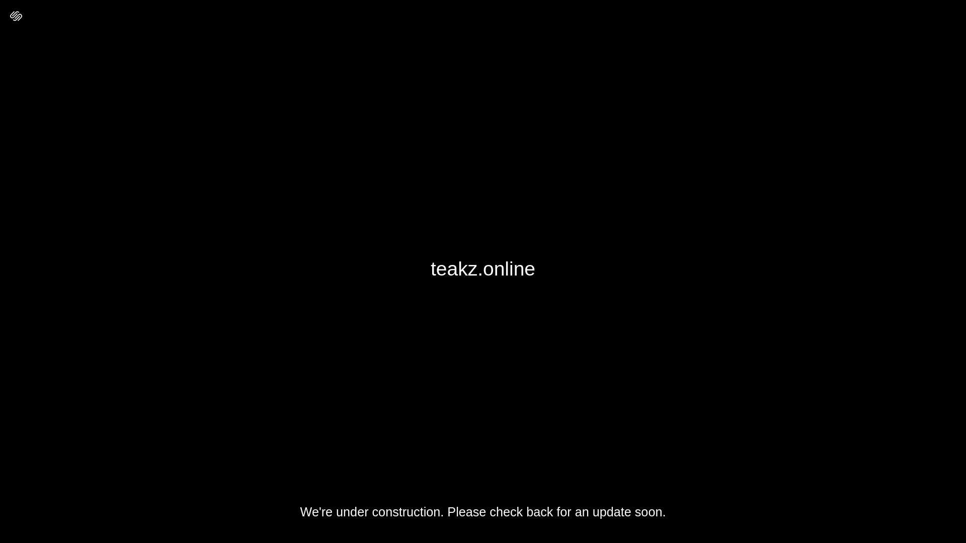 website screenshot of https://teakz.online/