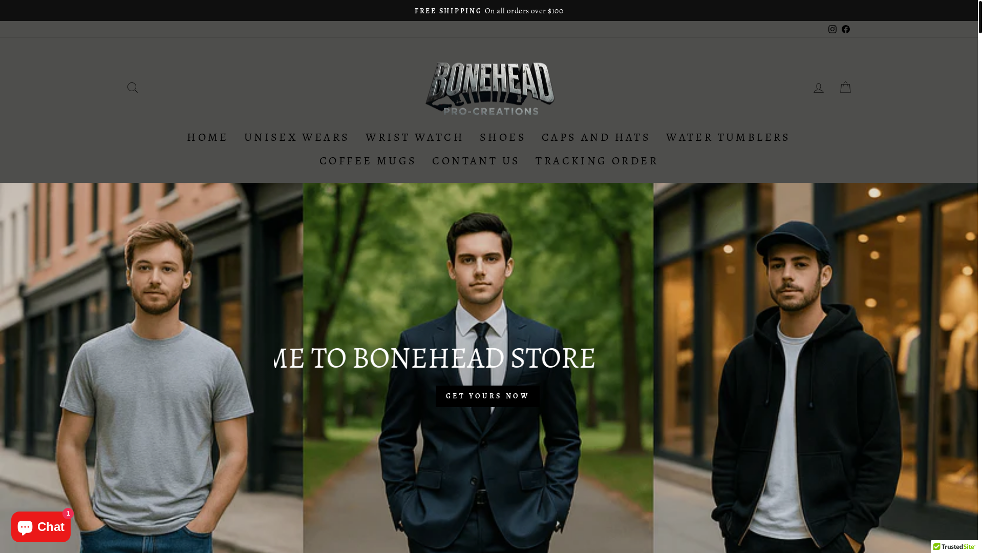 website screenshot of https://boneheadpro-creations.net/