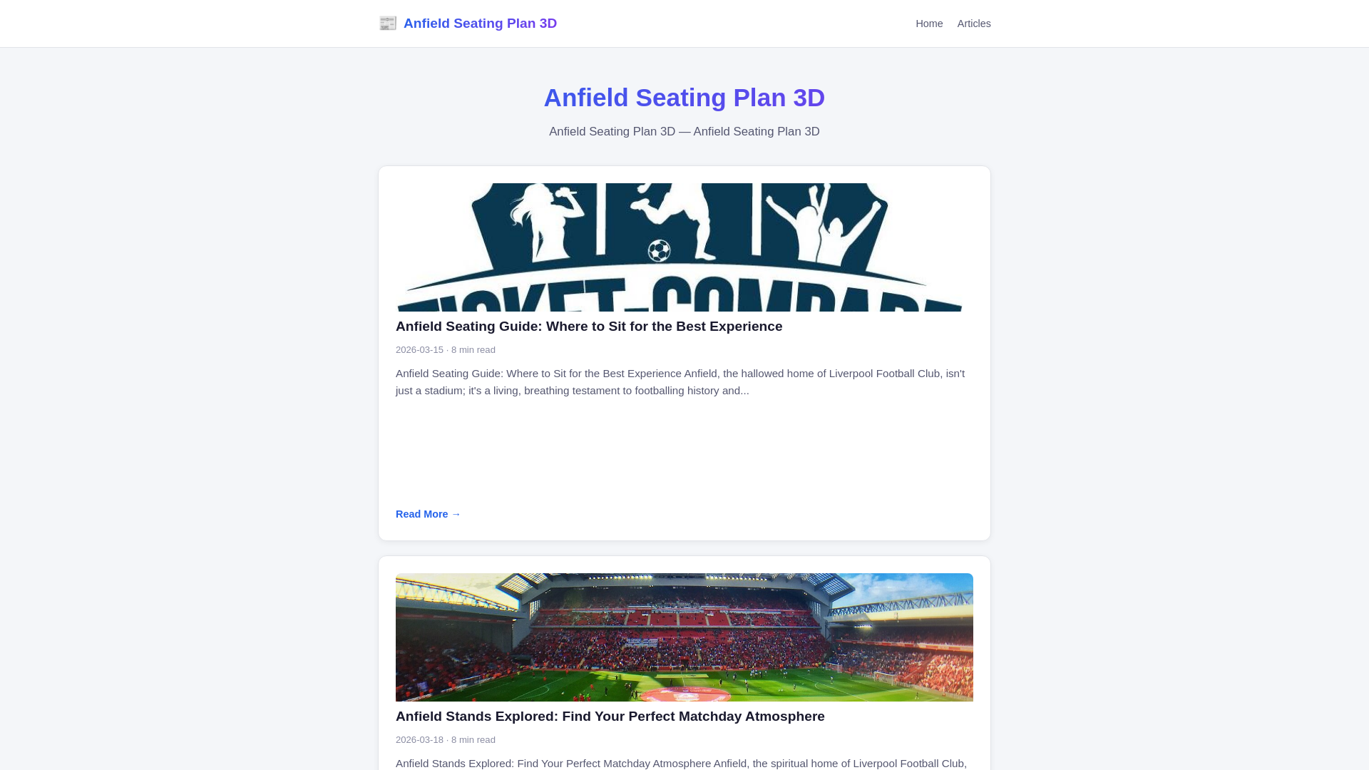 website screenshot of https://anfield-seating-plan-3d.pages.dev/
