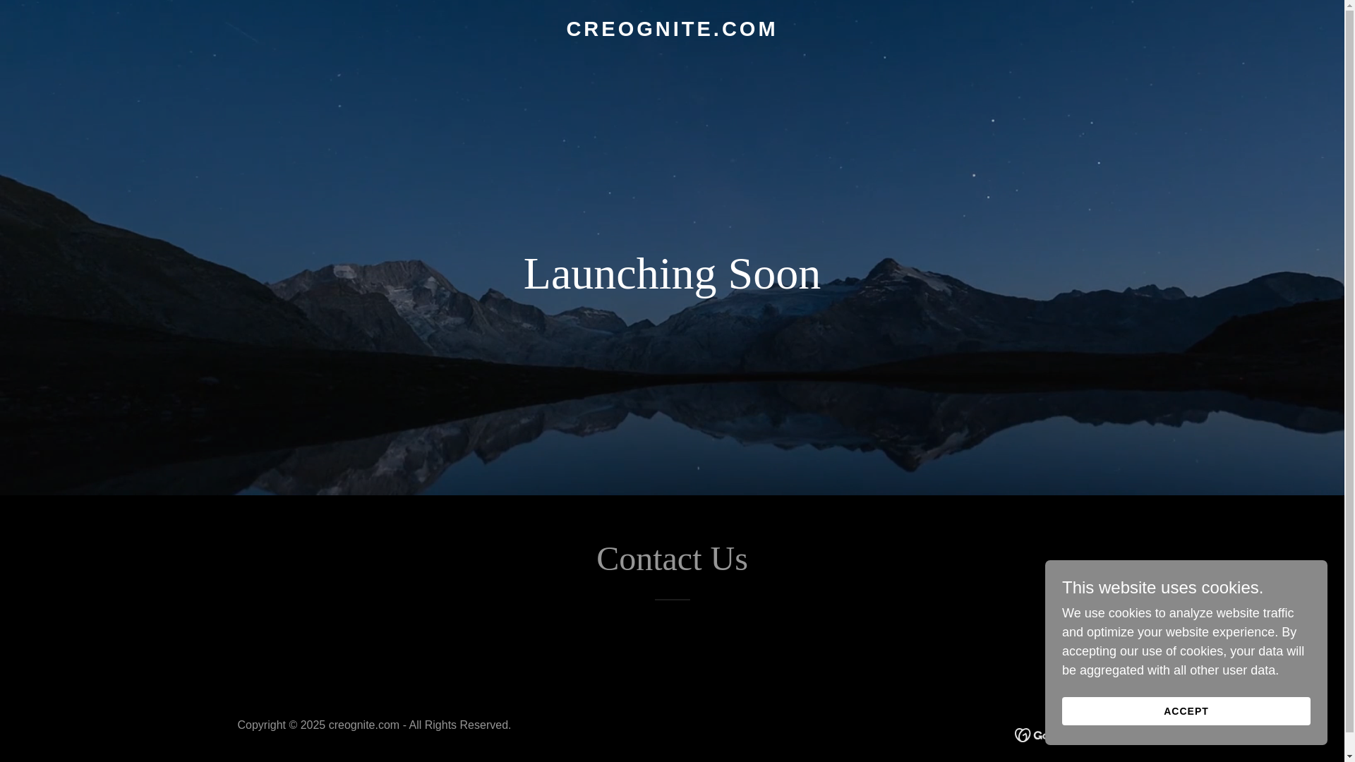 website screenshot of https://creognite.com/