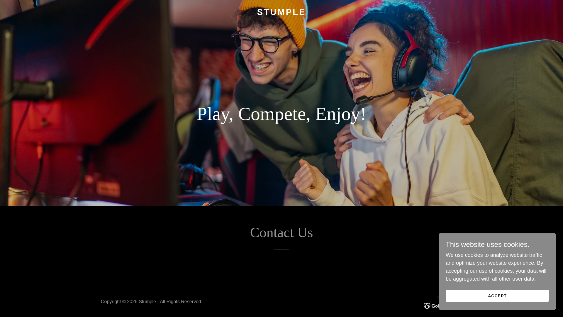 website screenshot of https://stumple.in