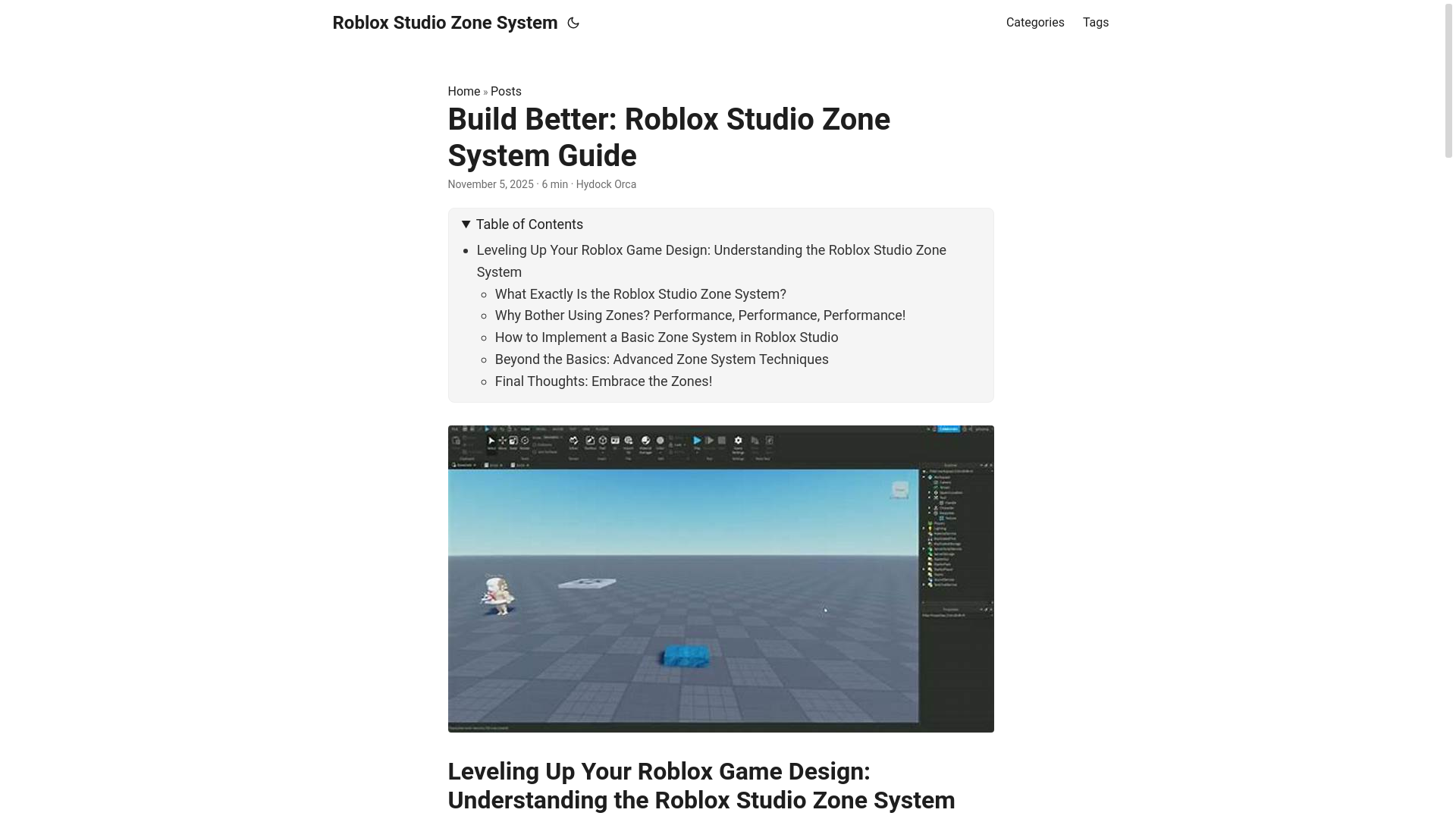 website screenshot of https://roblox-studio-zone-system.pages.dev/