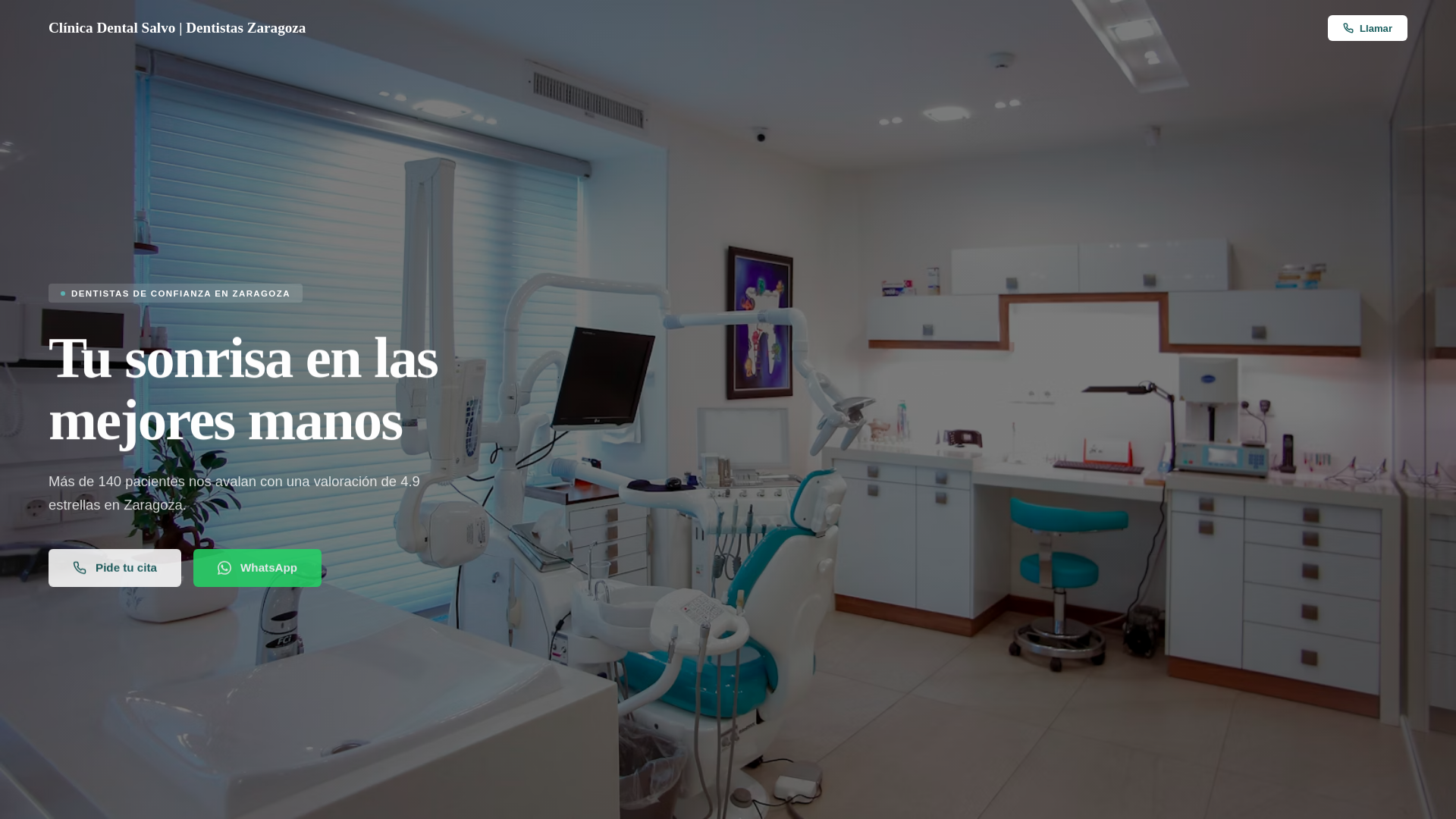 website screenshot of https://clinica-dental-salvo-dentistas.pages.dev/