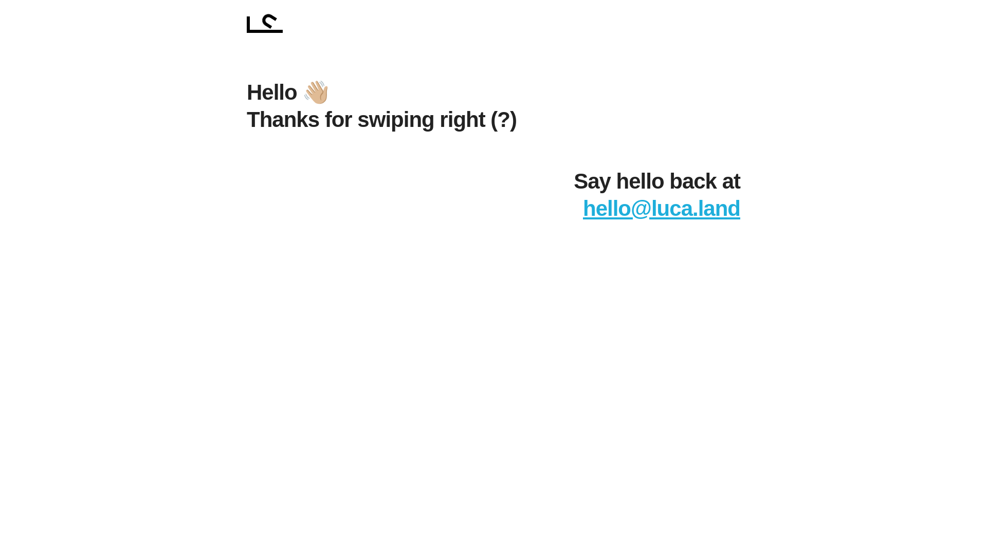website screenshot of https://luca-land.pages.dev/