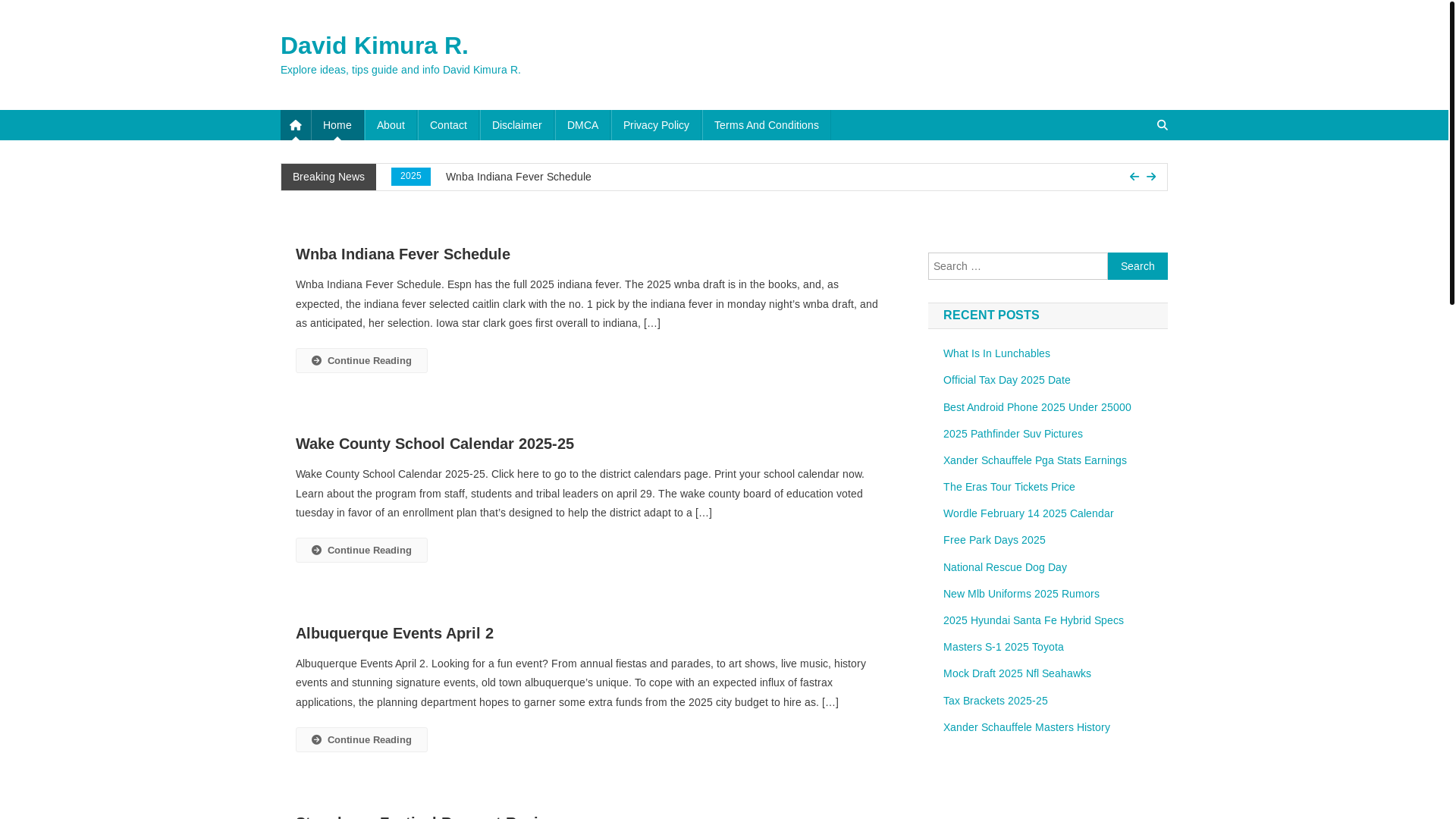 website screenshot of https://davidkimurar.pages.dev/