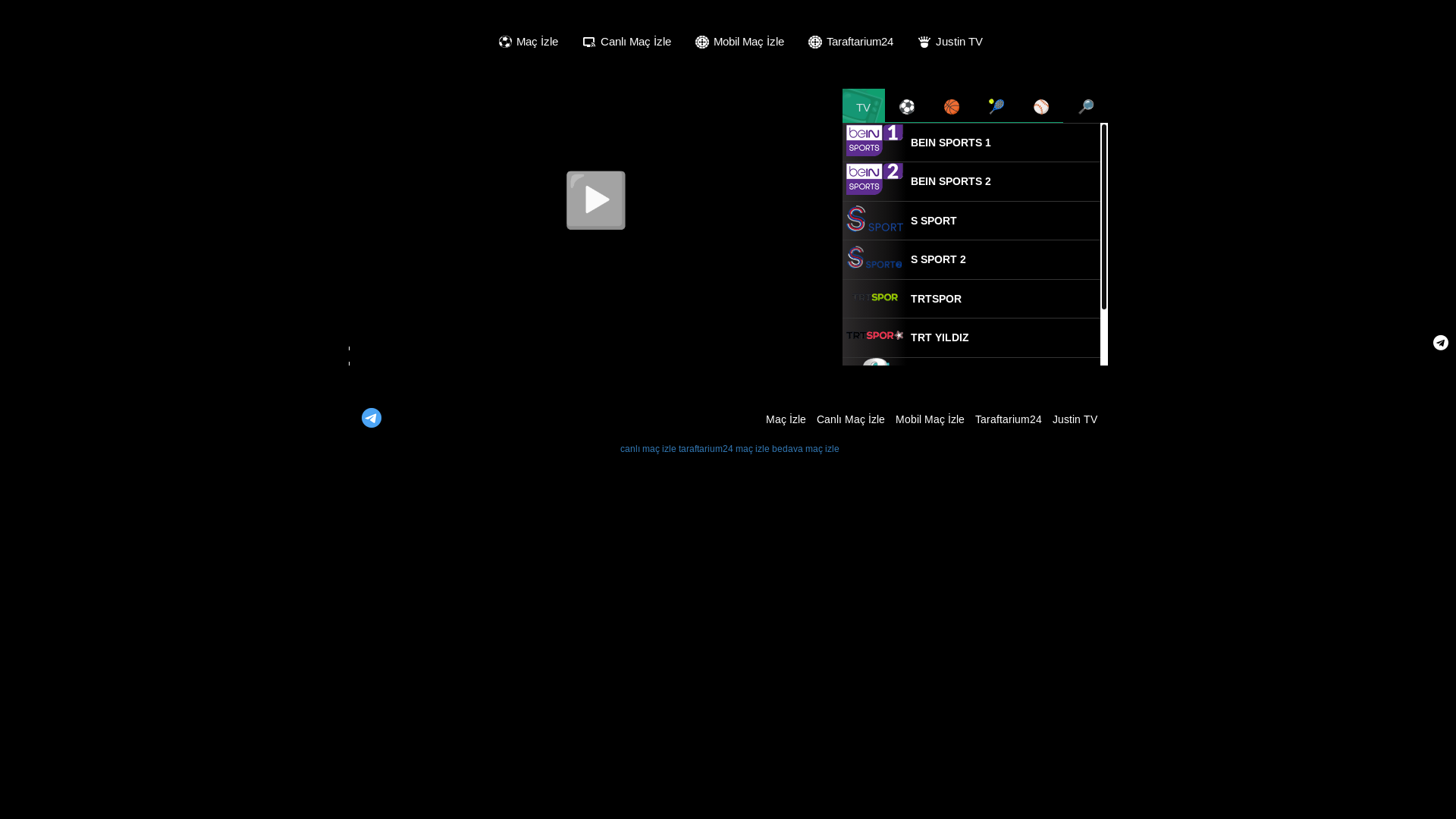 website screenshot of https://taraftariumplus20.in/
