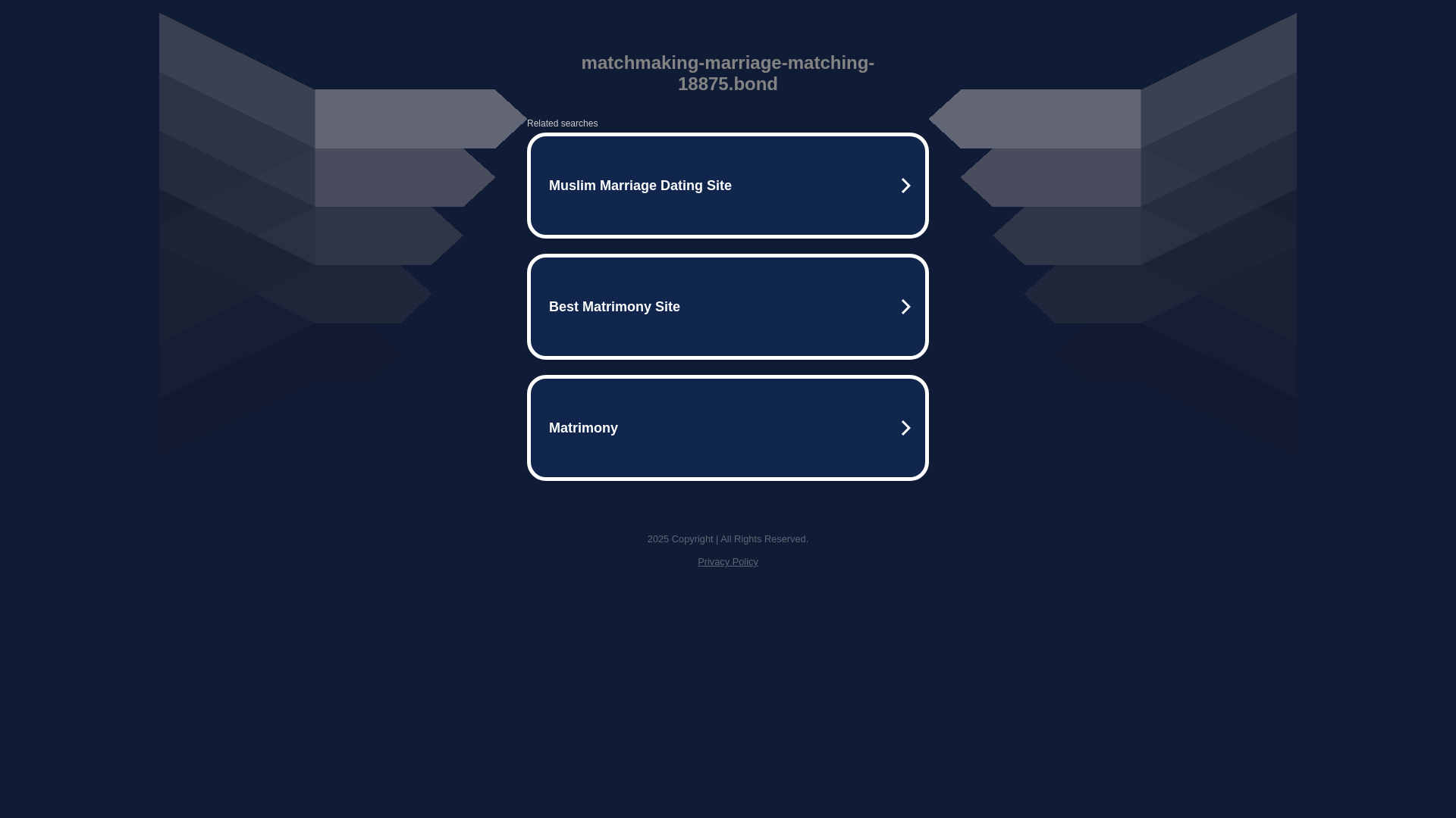 website screenshot of https://matchmaking-marriage-matching-18875.bond/