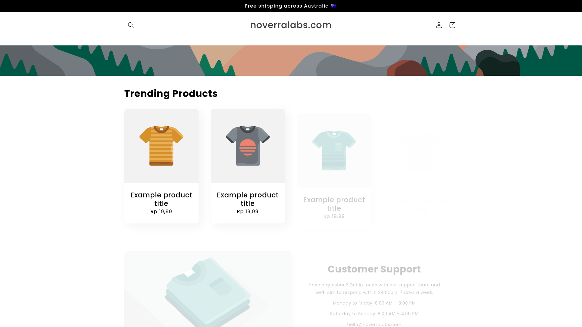 website screenshot of https://noverralabs.com/