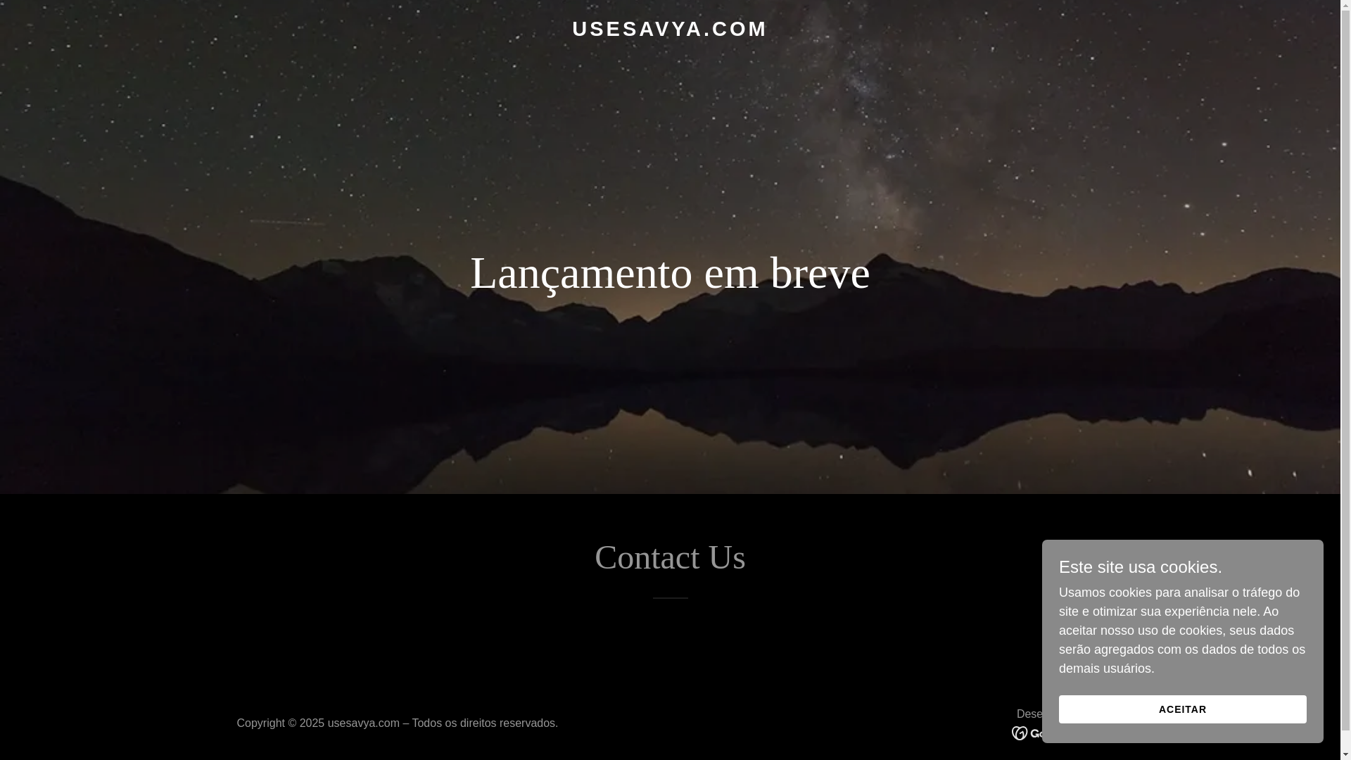 website screenshot of https://usesavya.com/