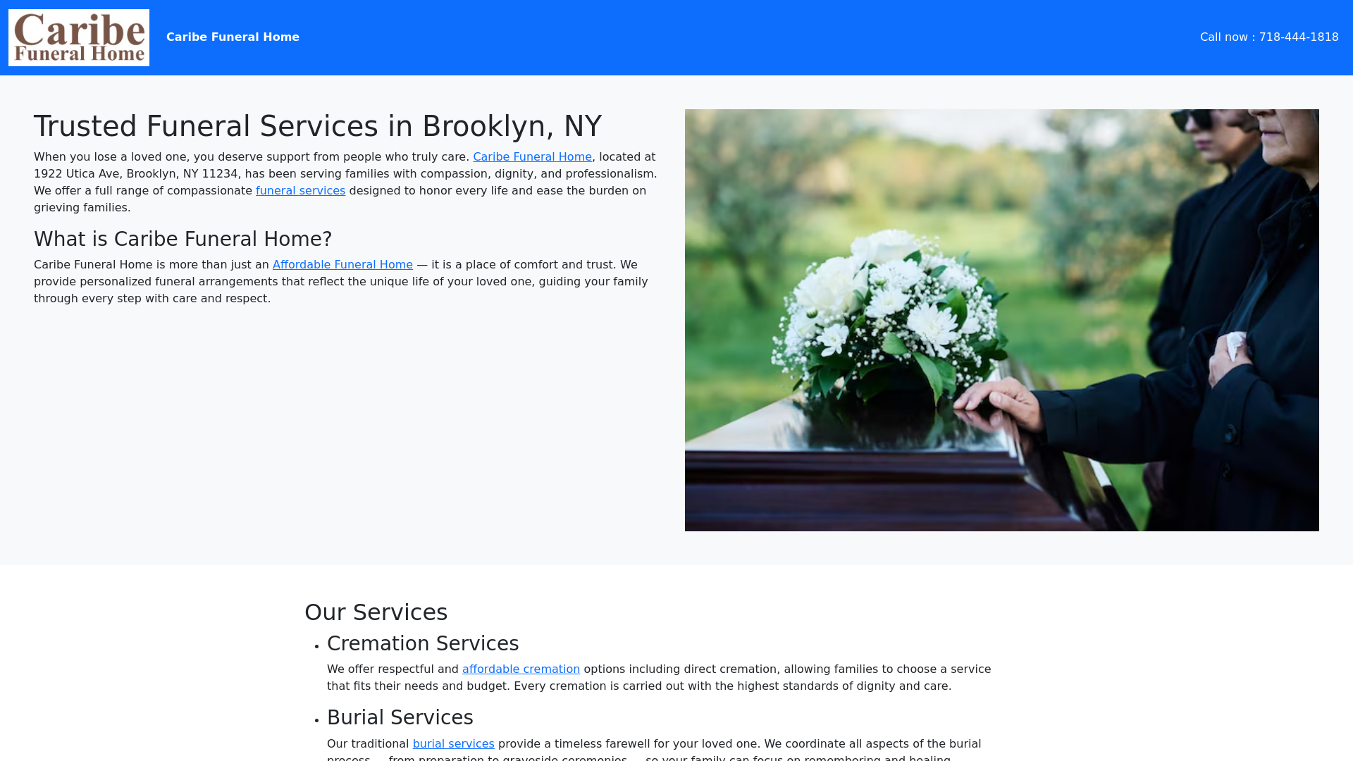 website screenshot of https://trustedfuneralservicesinbrooklynny.pages.dev/