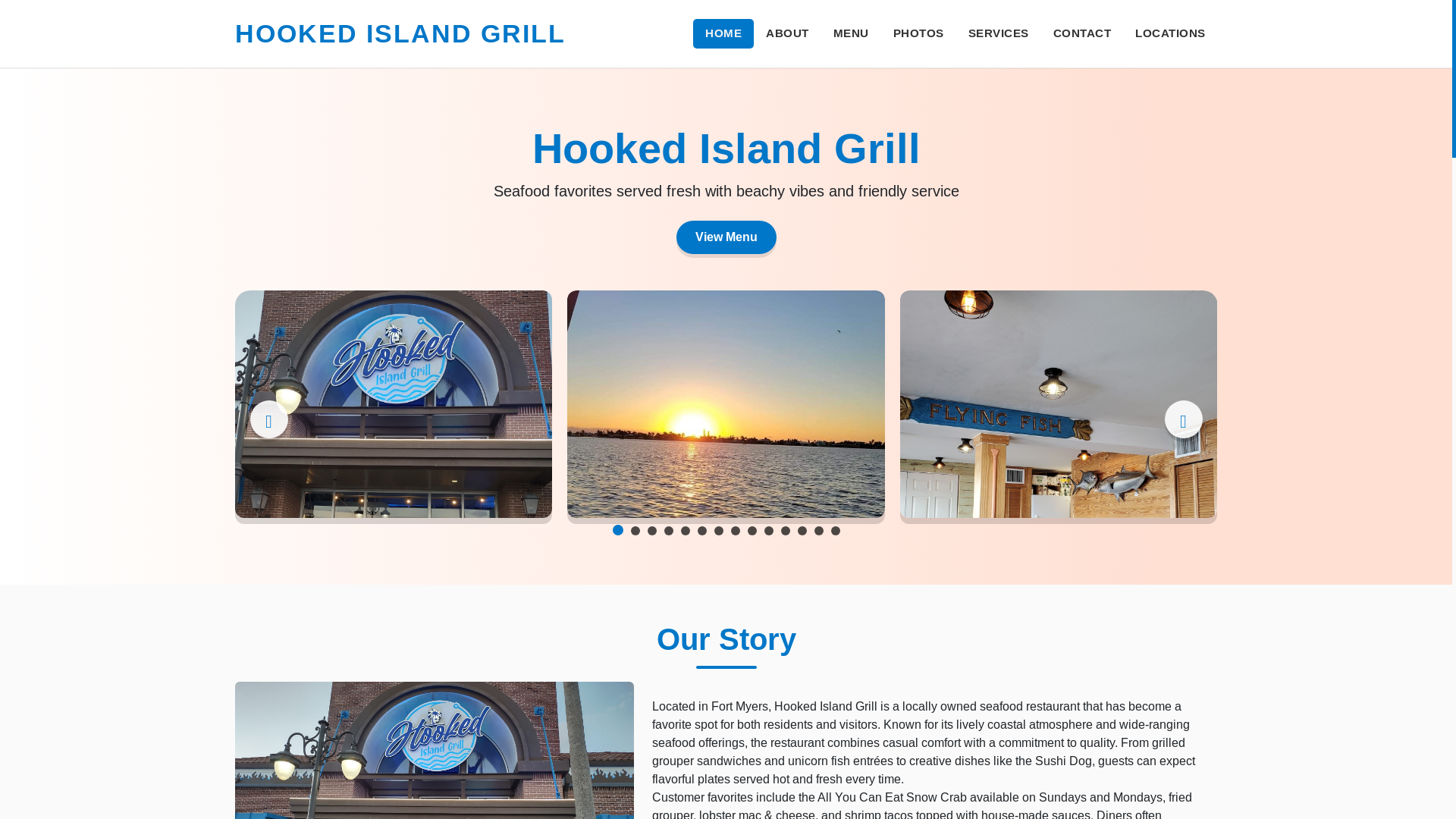 website screenshot of https://hooked-island-grill-site.pages.dev/