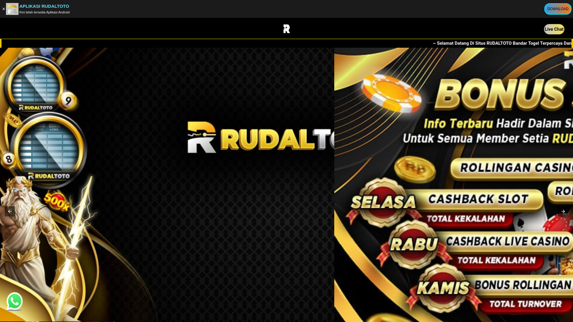 website screenshot of https://situstogelonline-slotonline-rudaltotogroup.pages.dev/