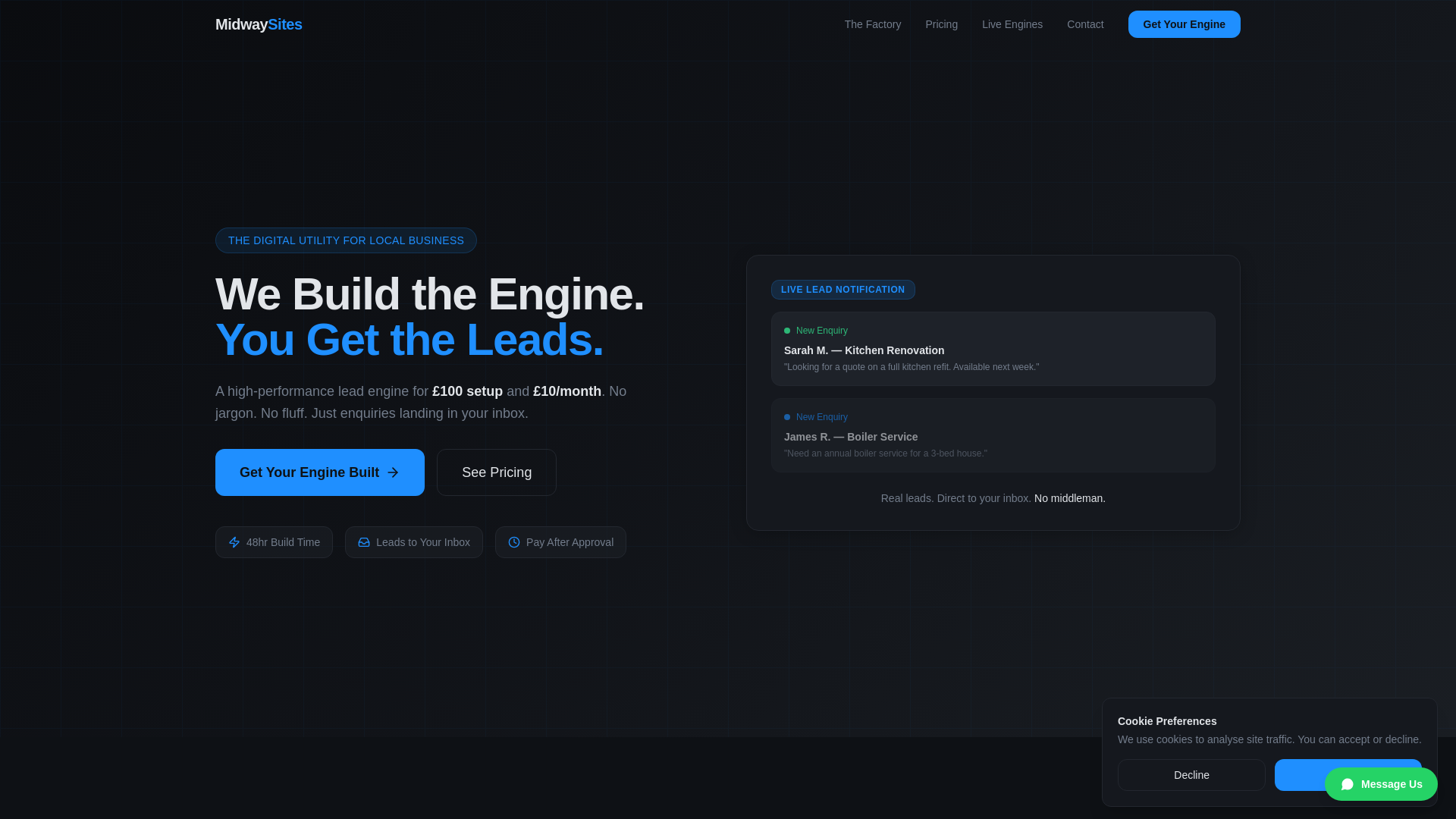 website screenshot of https://midway-sites-launch.pages.dev/