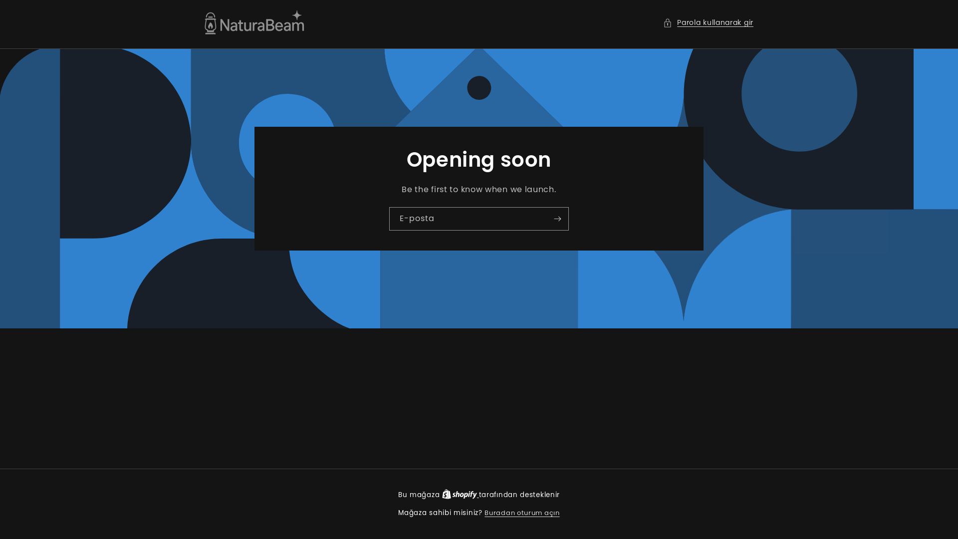 website screenshot of https://naturabeam.store/