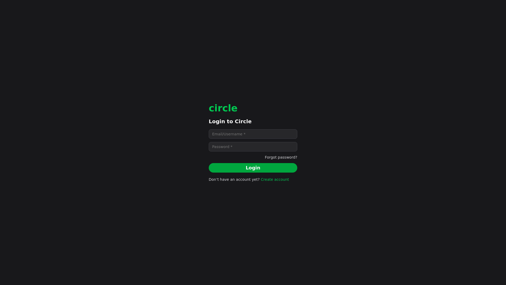 website screenshot of https://circle-app.pages.dev/