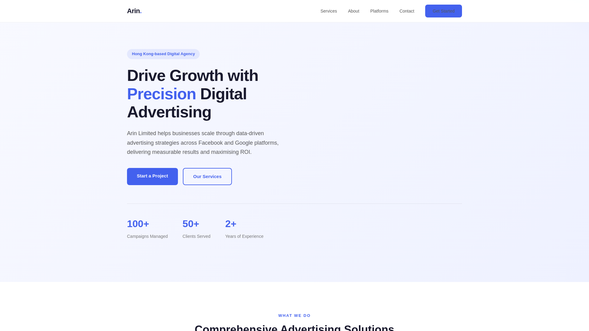 website screenshot of https://arinweb.pages.dev/