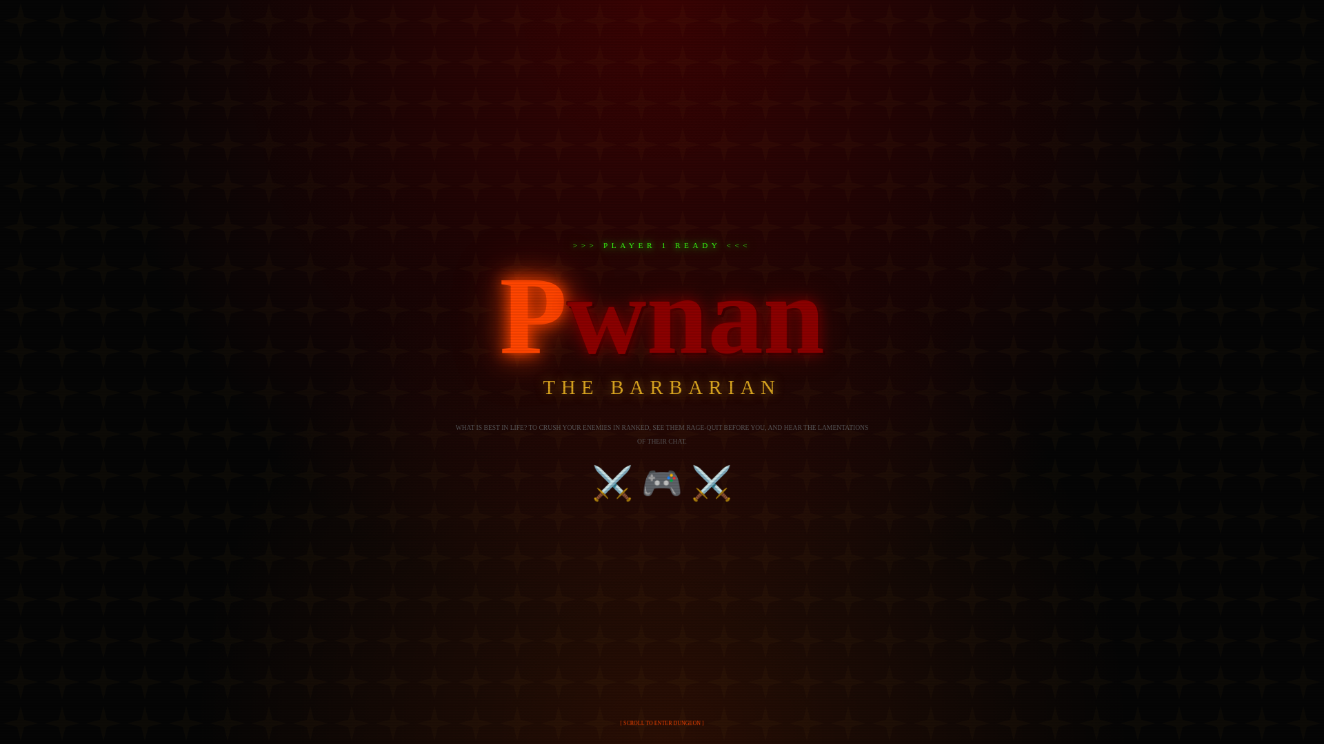 website screenshot of https://pwnan.pages.dev/