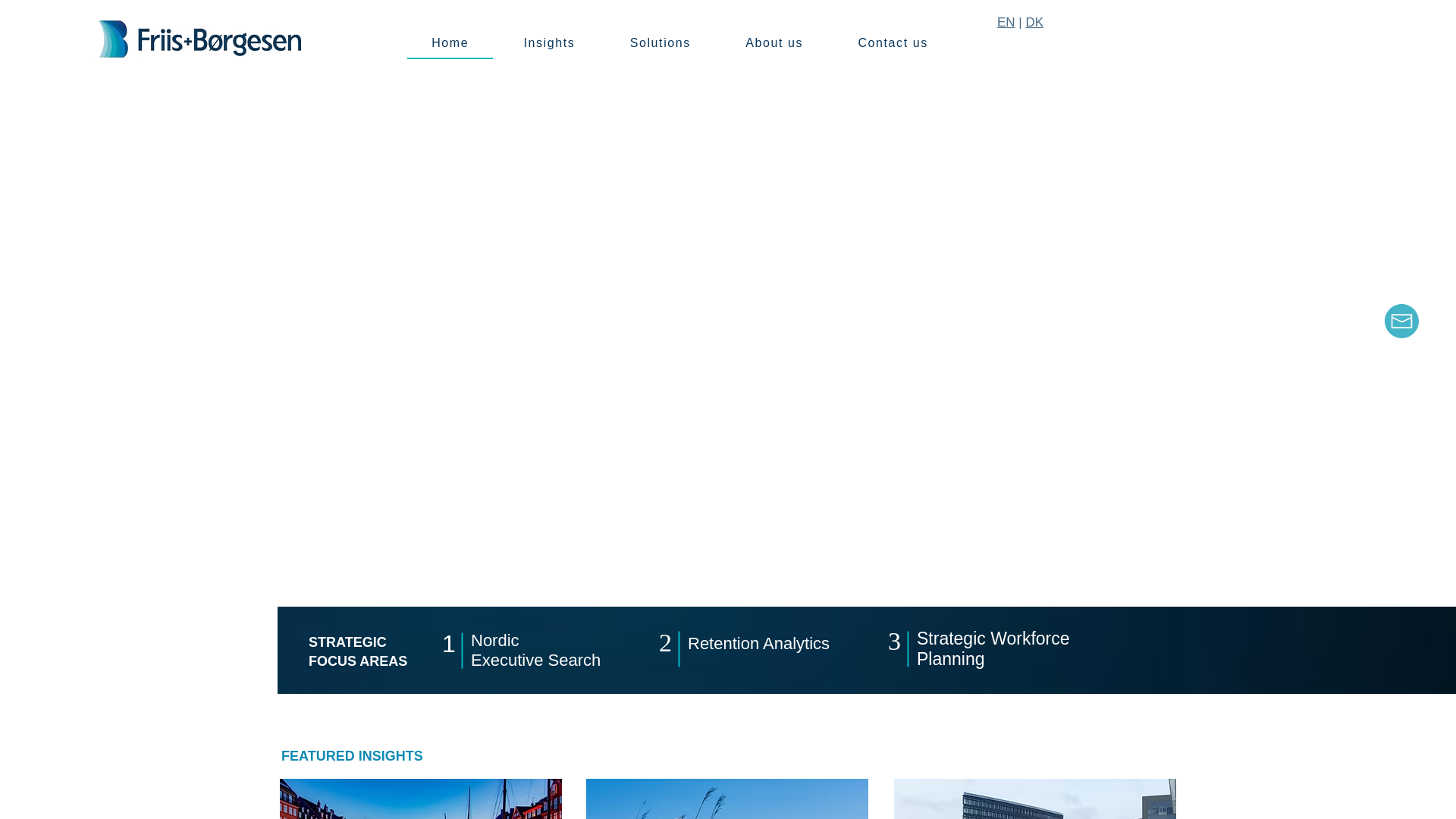website screenshot of https://friisborgesen.com