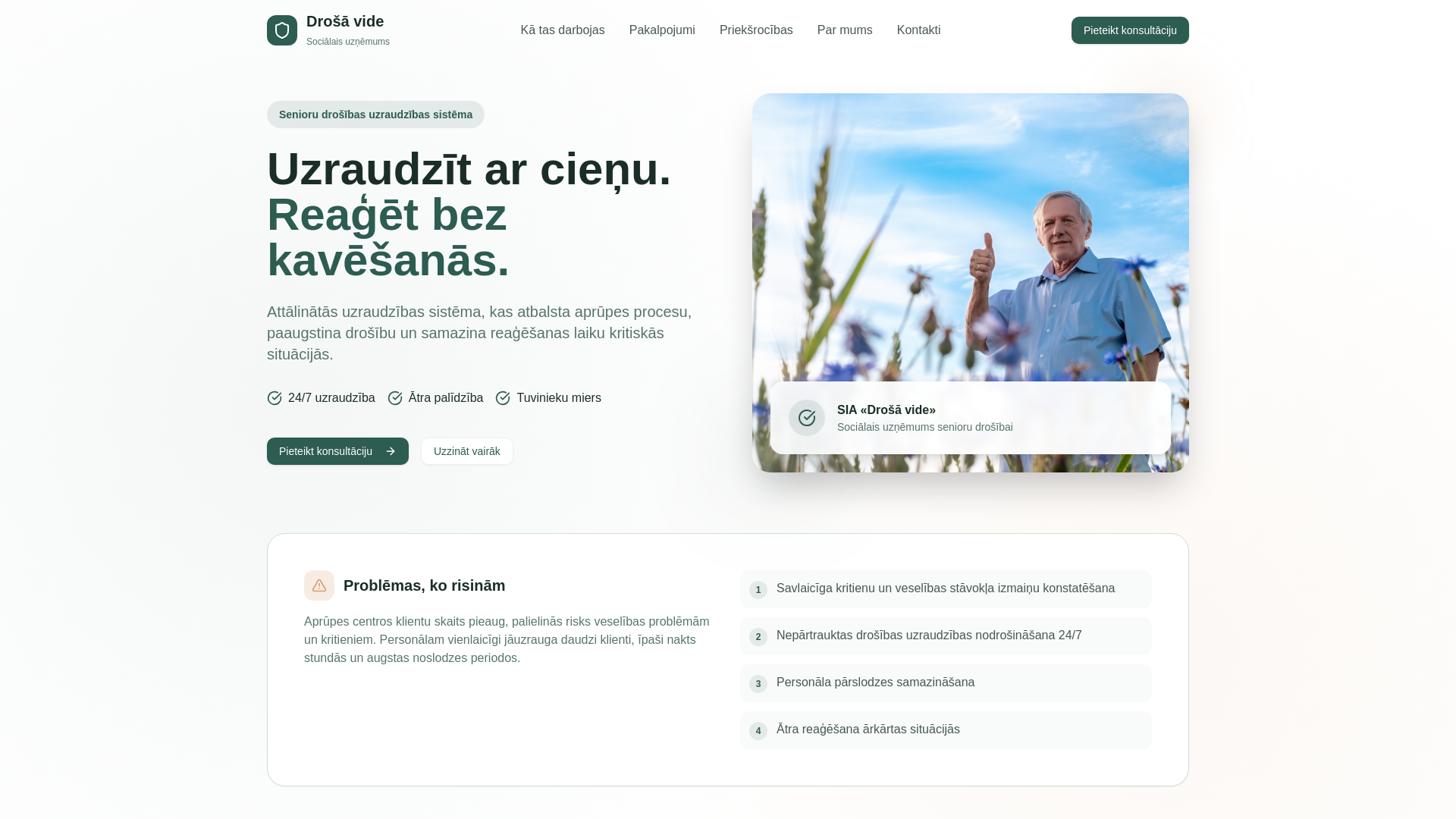 website screenshot of https://drosavide.pages.dev/