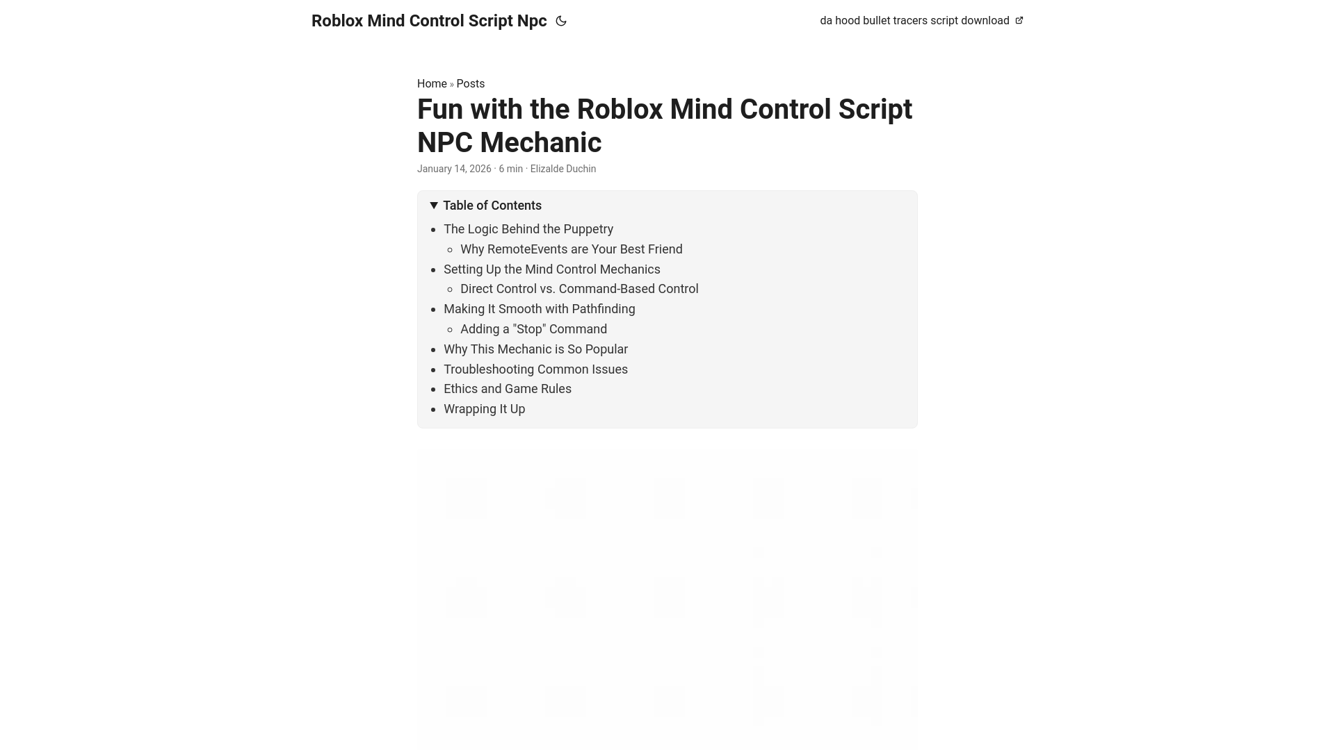website screenshot of https://robloxmindcontrolscriptnpc.pages.dev/