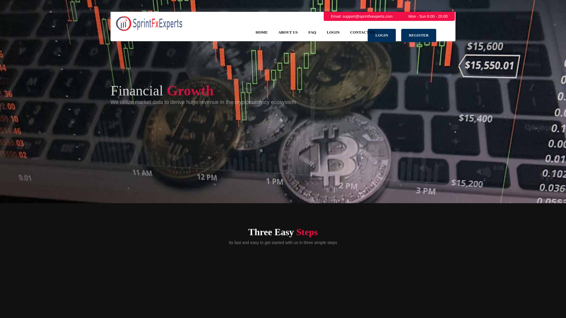 website screenshot of https://www.sprintfxexperts.com