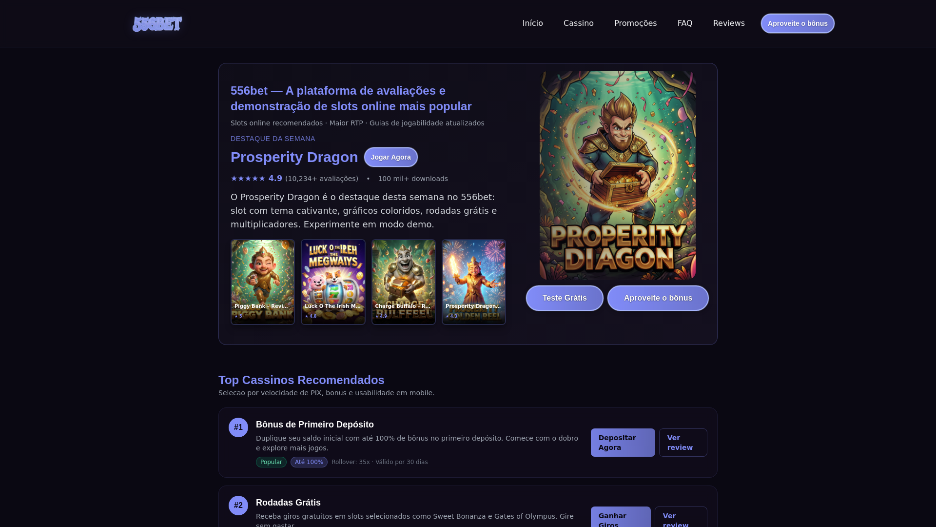 website screenshot of https://556bet-com-co.pages.dev/